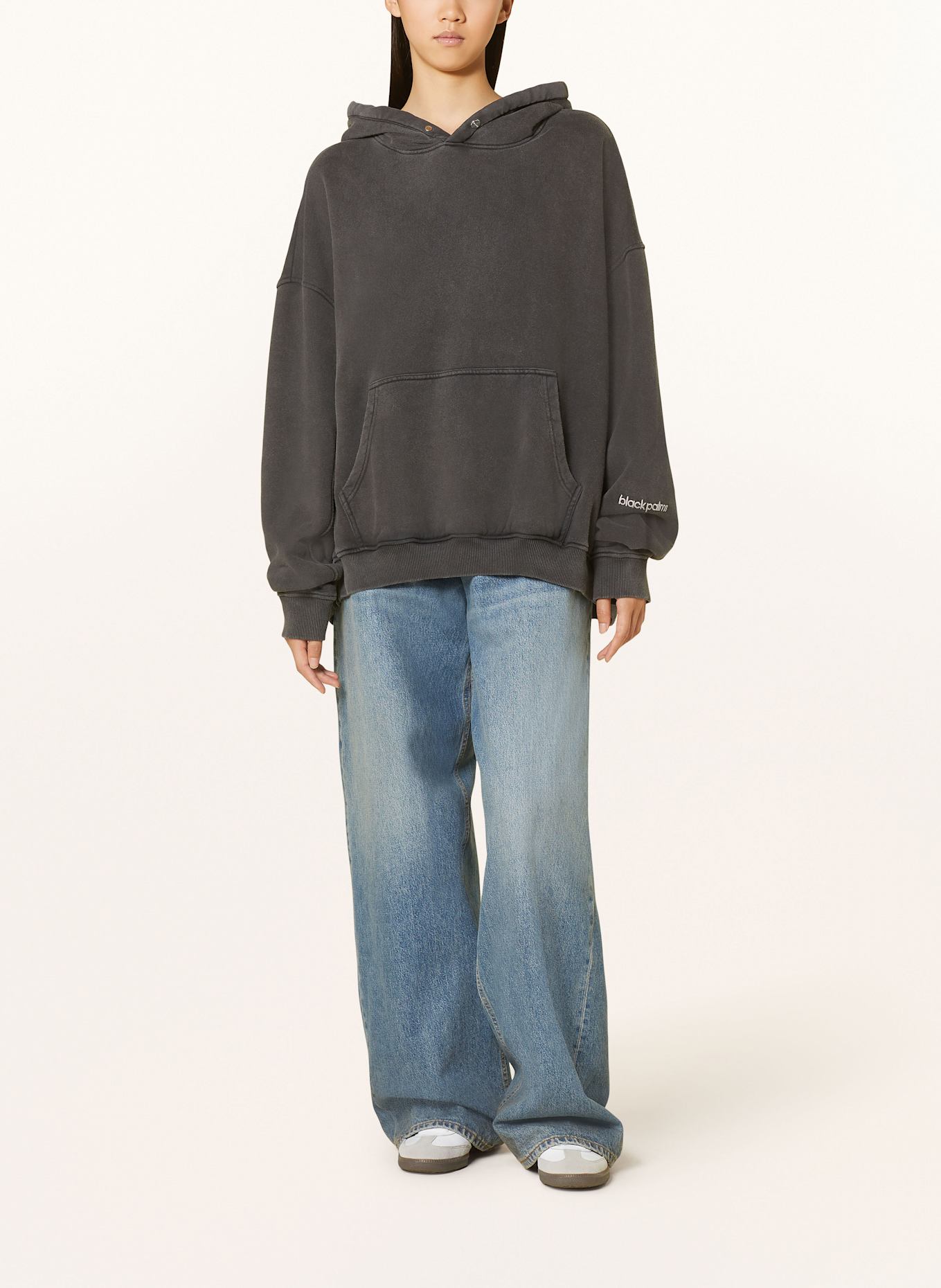black palms Oversized-Hoodie HONEY 1.0: DUNKELGRAU