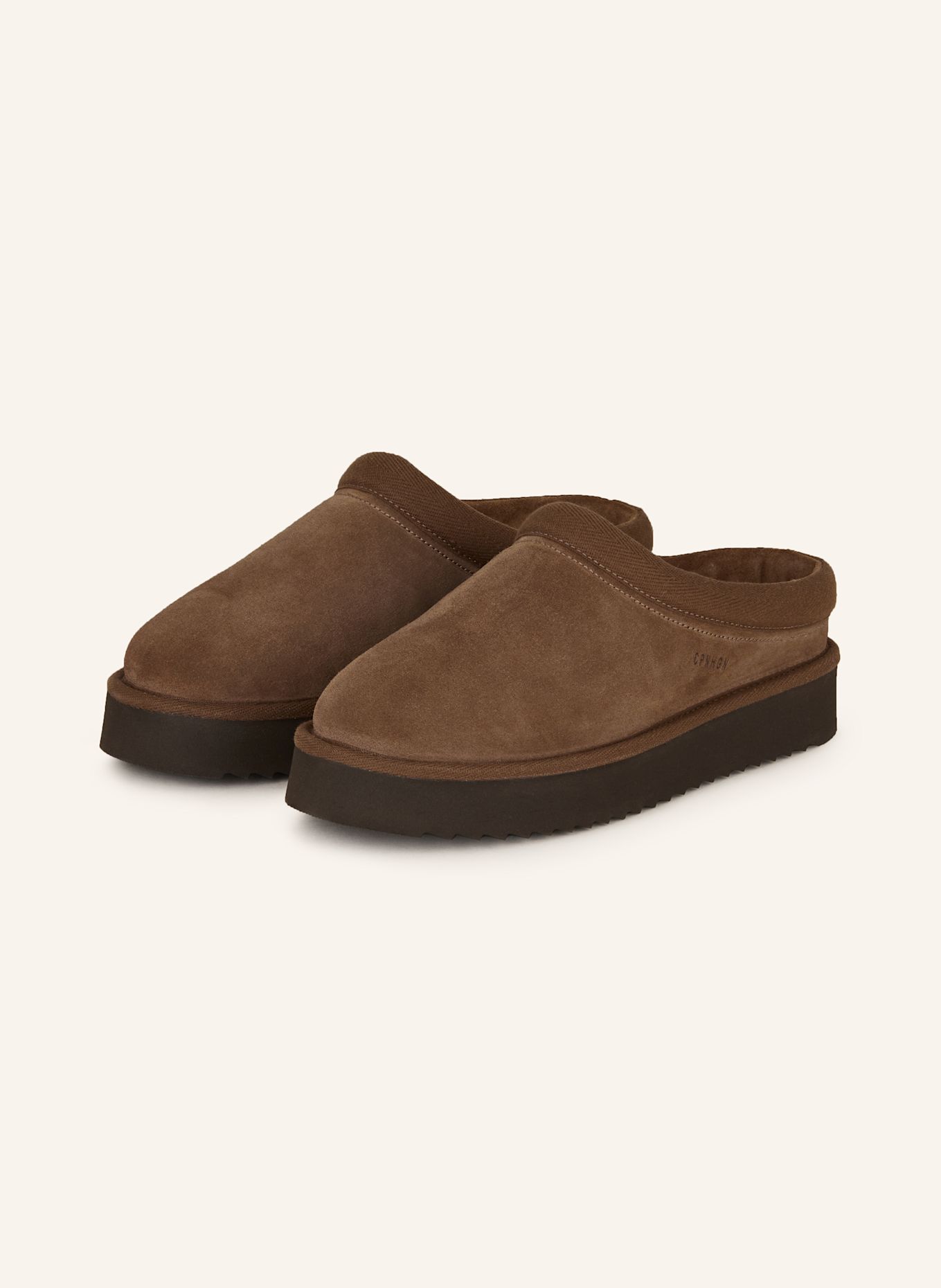 COPENHAGEN STUDIOS Mules CPH249: BROWN