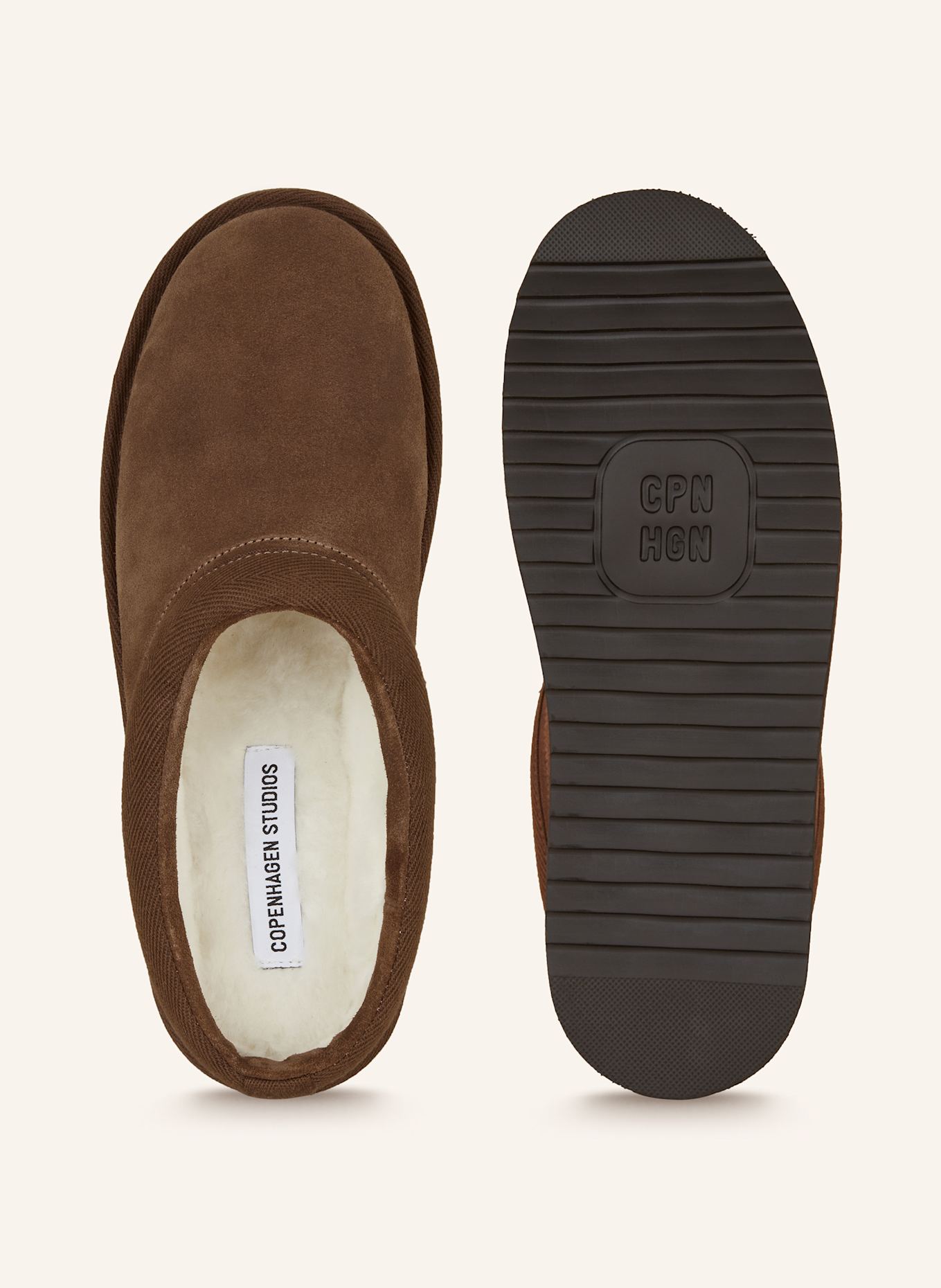 COPENHAGEN STUDIOS Mules CPH249: BROWN