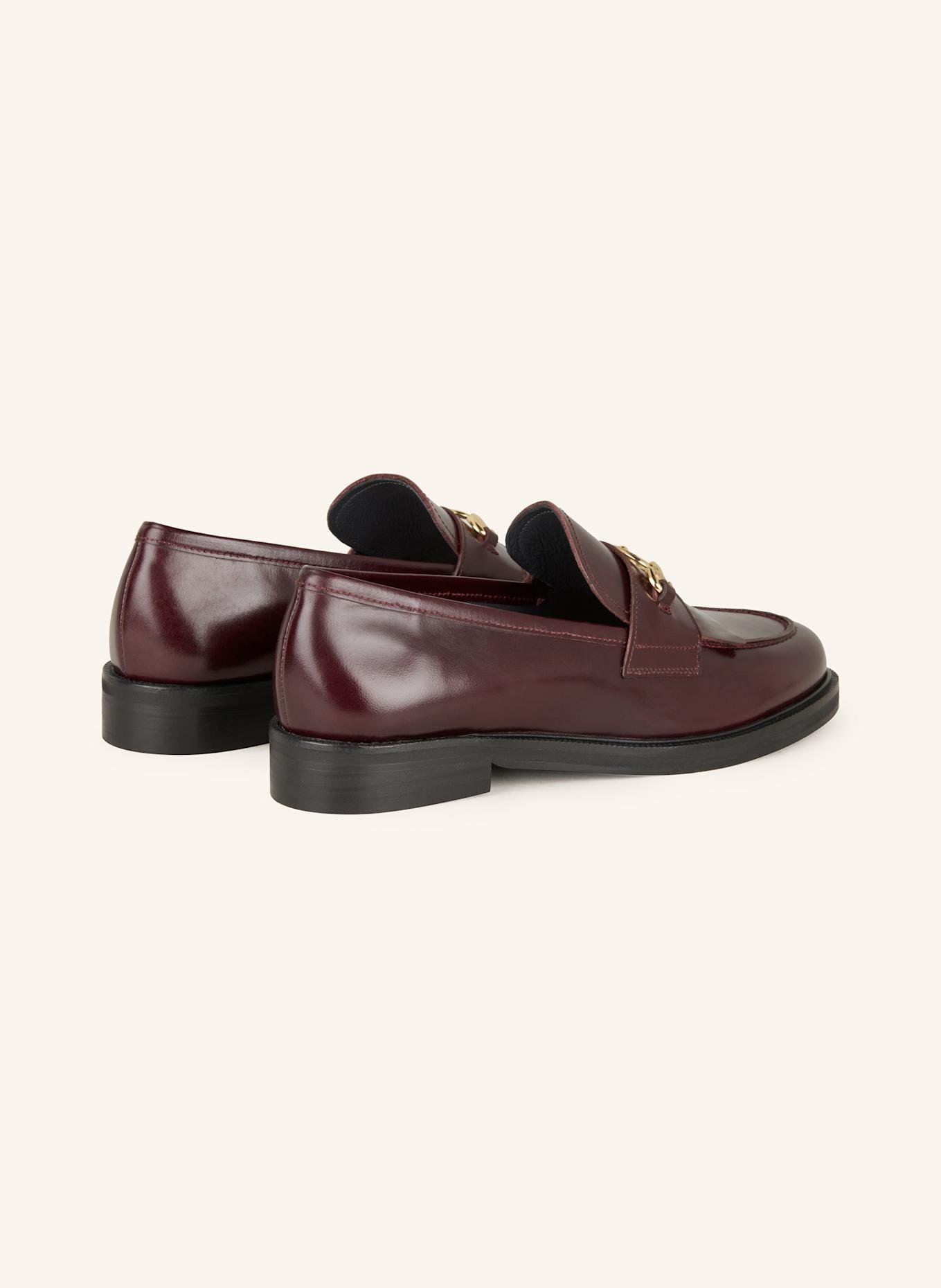 JONAK Penny loafers DELPHES, Kolor: CIEMNOCZERWONY (Obrazek 2)