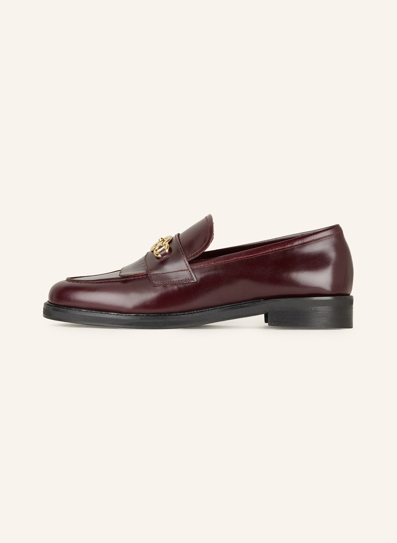 JONAK Penny loafers DELPHES, Kolor: CIEMNOCZERWONY (Obrazek 4)