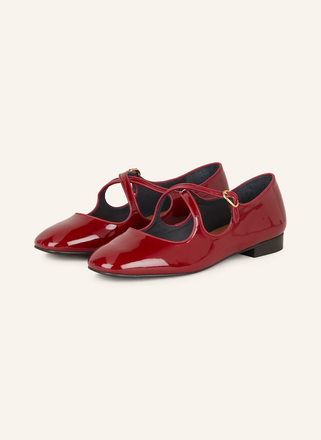 JONAK Ballerinas DUCKY, Color: DARK RED (Image 1)