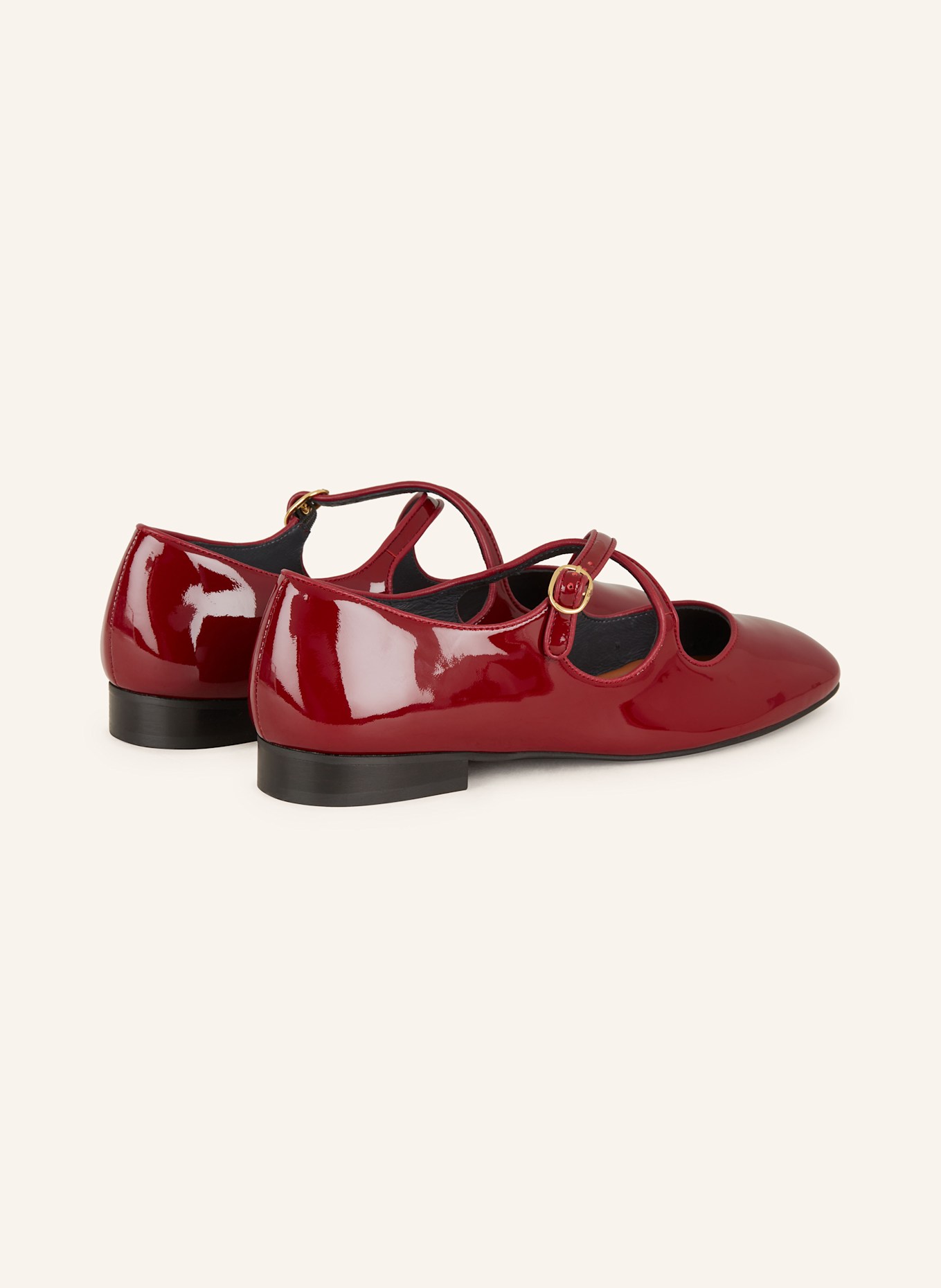 JONAK Ballerinas DUCKY, Color: DARK RED (Image 2)