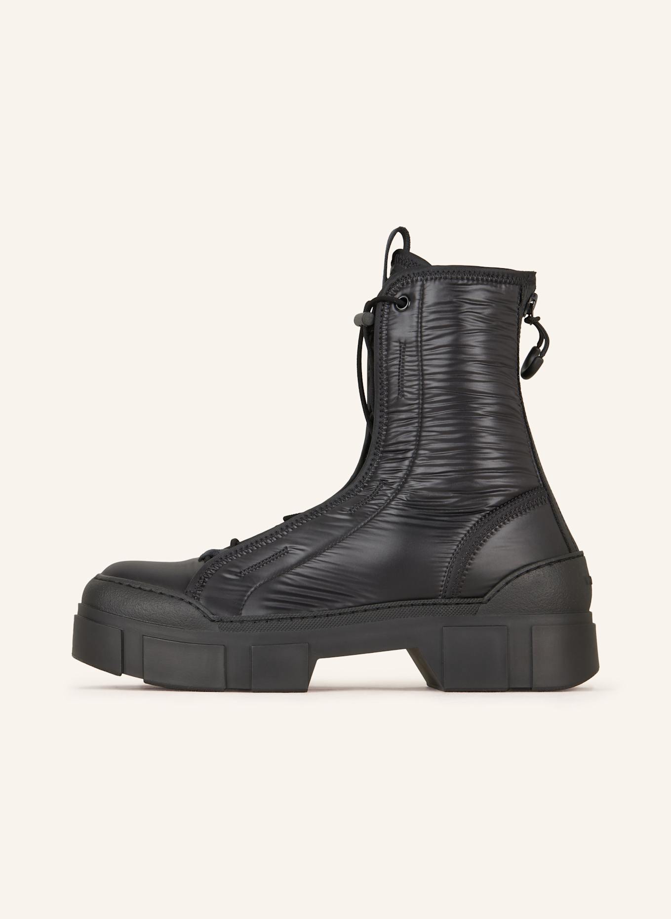 VIC MATIÉ Platform boots PADDINGTON: BLACK