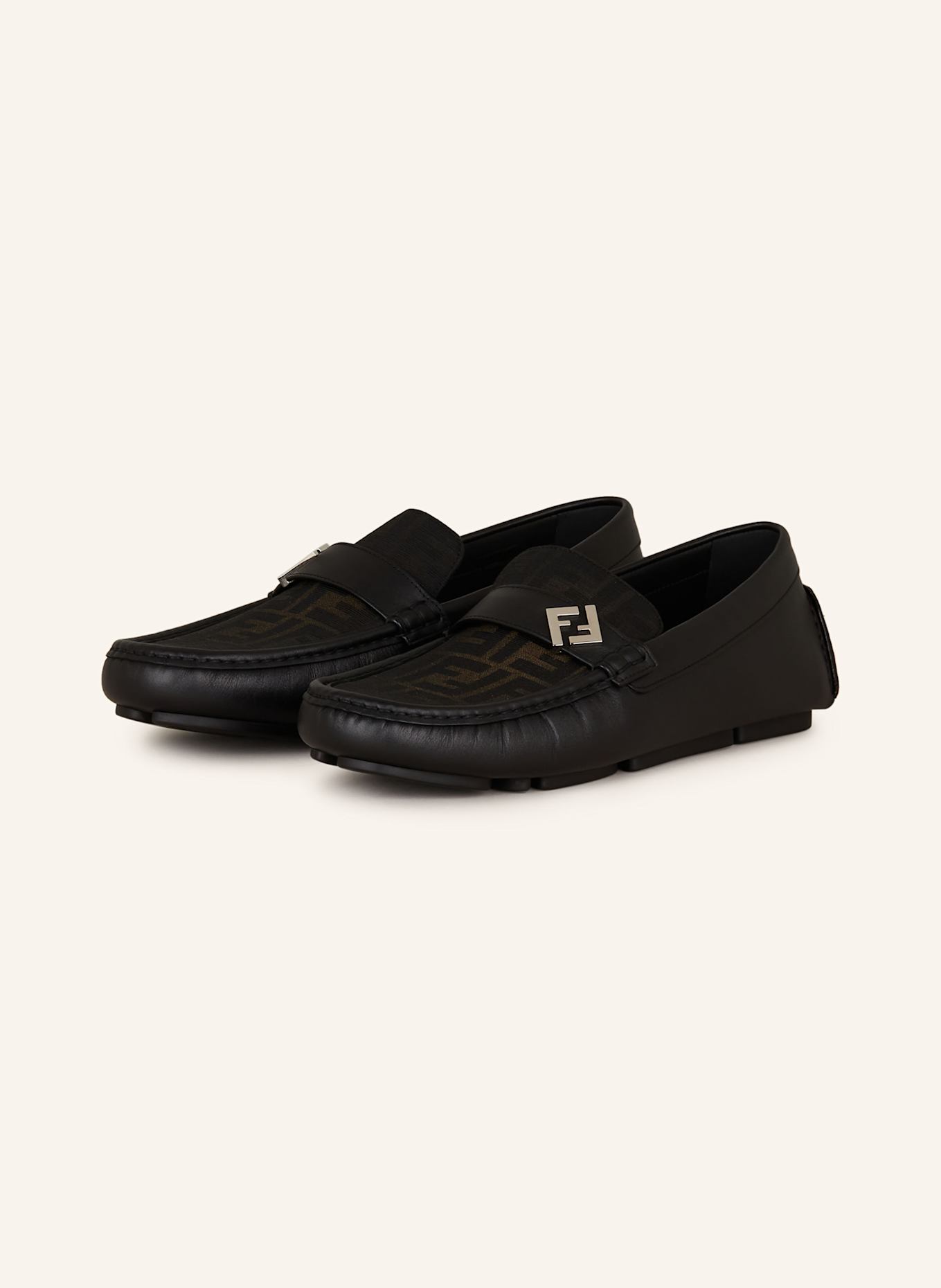 FENDI Loafers, Color: DARK BROWN (Image 1)