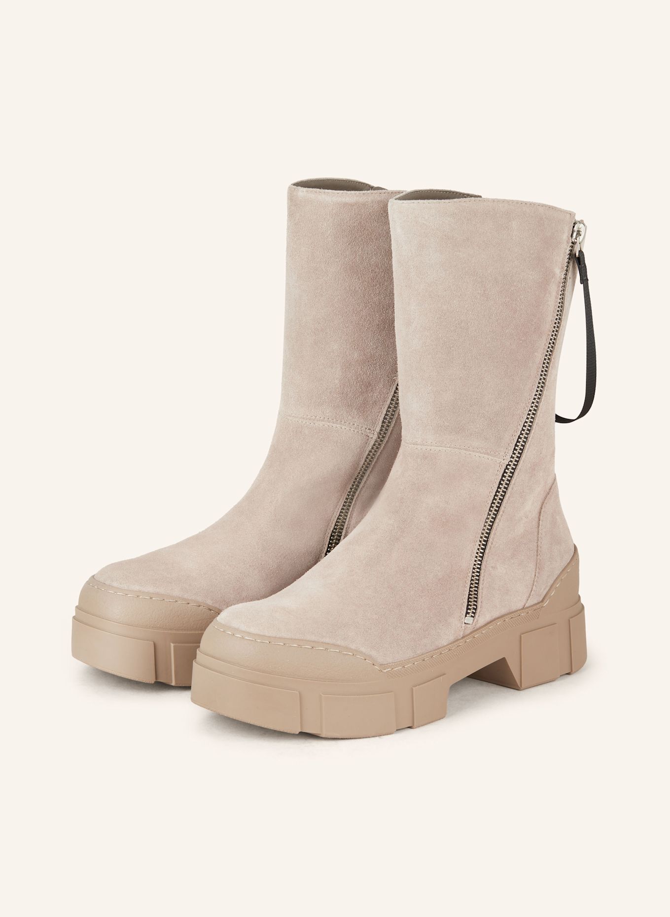 VIC MATIÉ Plateau-Boots SILVERSTONE, Farbe: TAUPE (Bild 1)