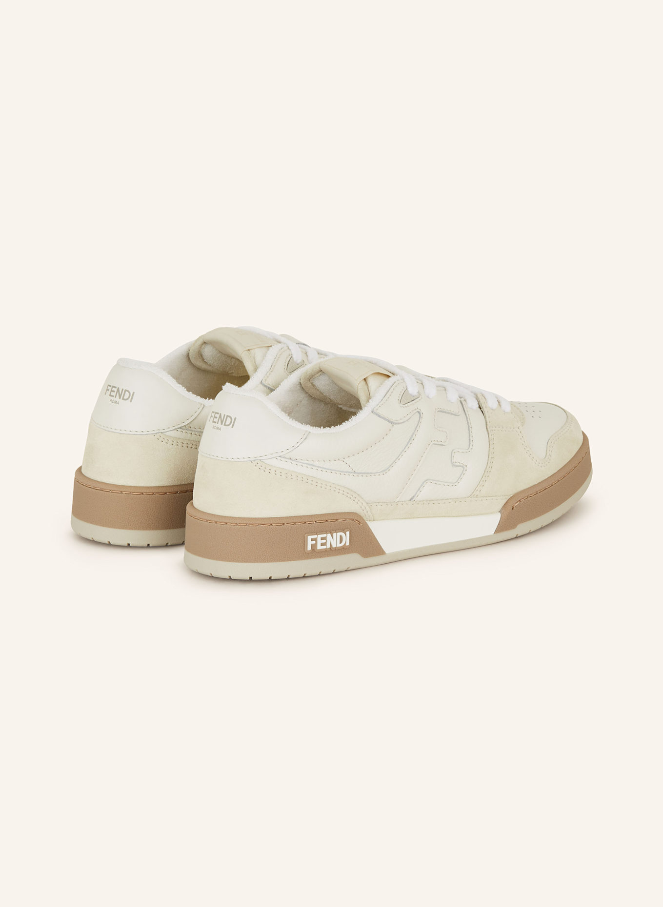All white fendi sneakers clearance