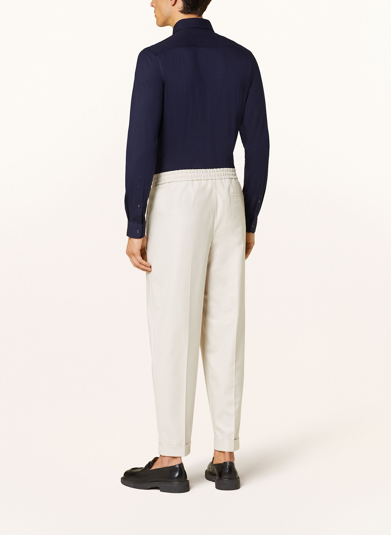 PAUL Jerseyhemd Slim Fit: DUNKELBLAU