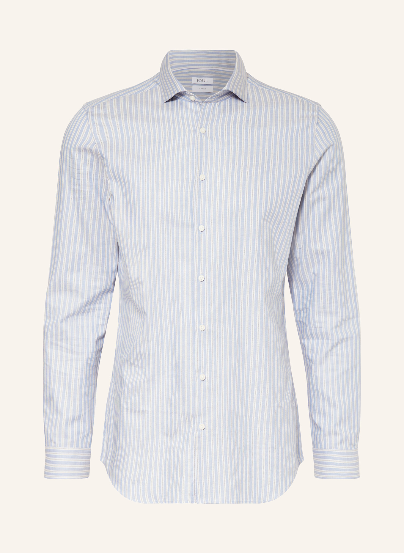 PAUL Hemd Slim Fit: HELLBLAU / CREME