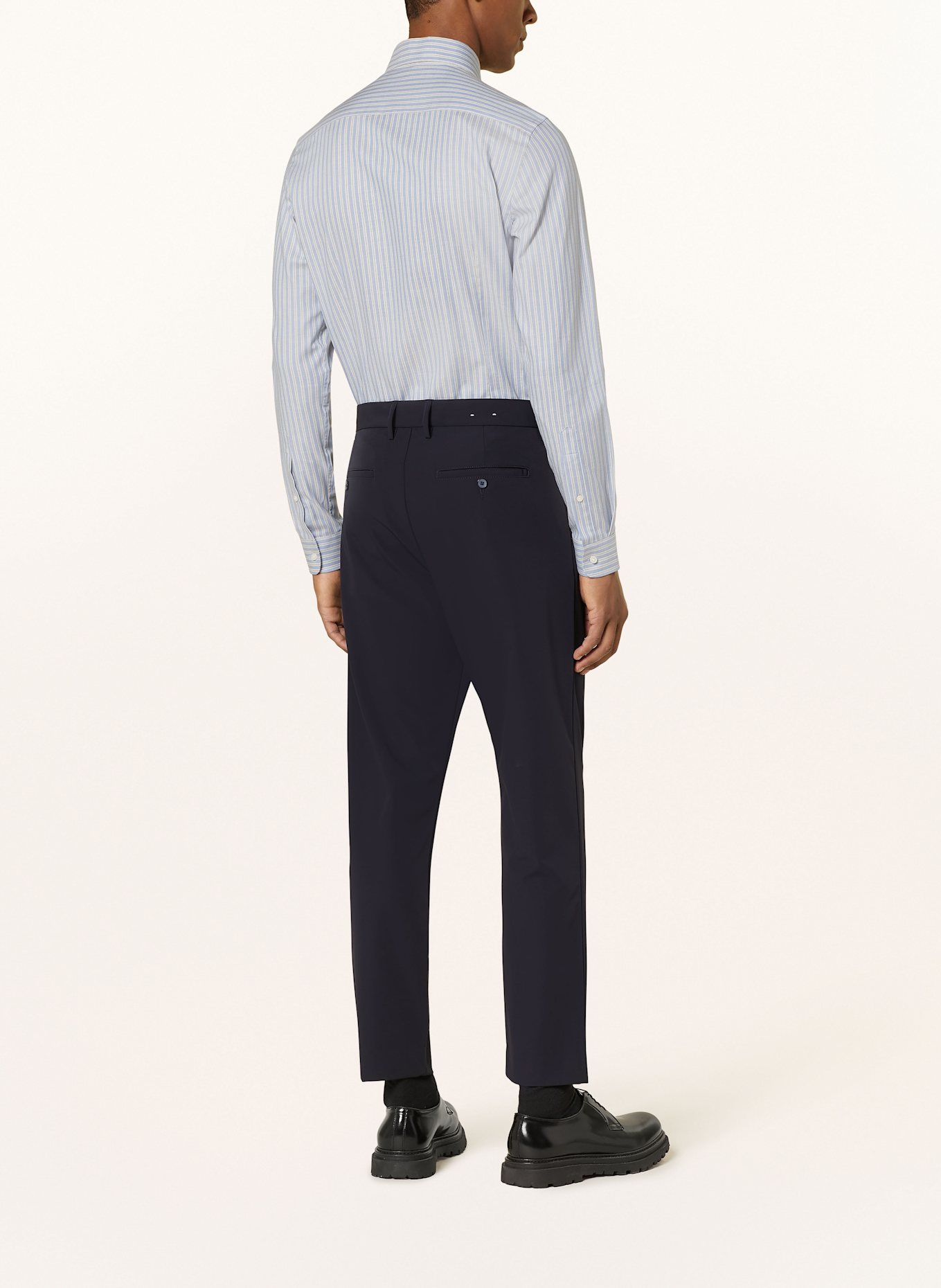 PAUL Hemd Slim Fit: HELLBLAU / CREME