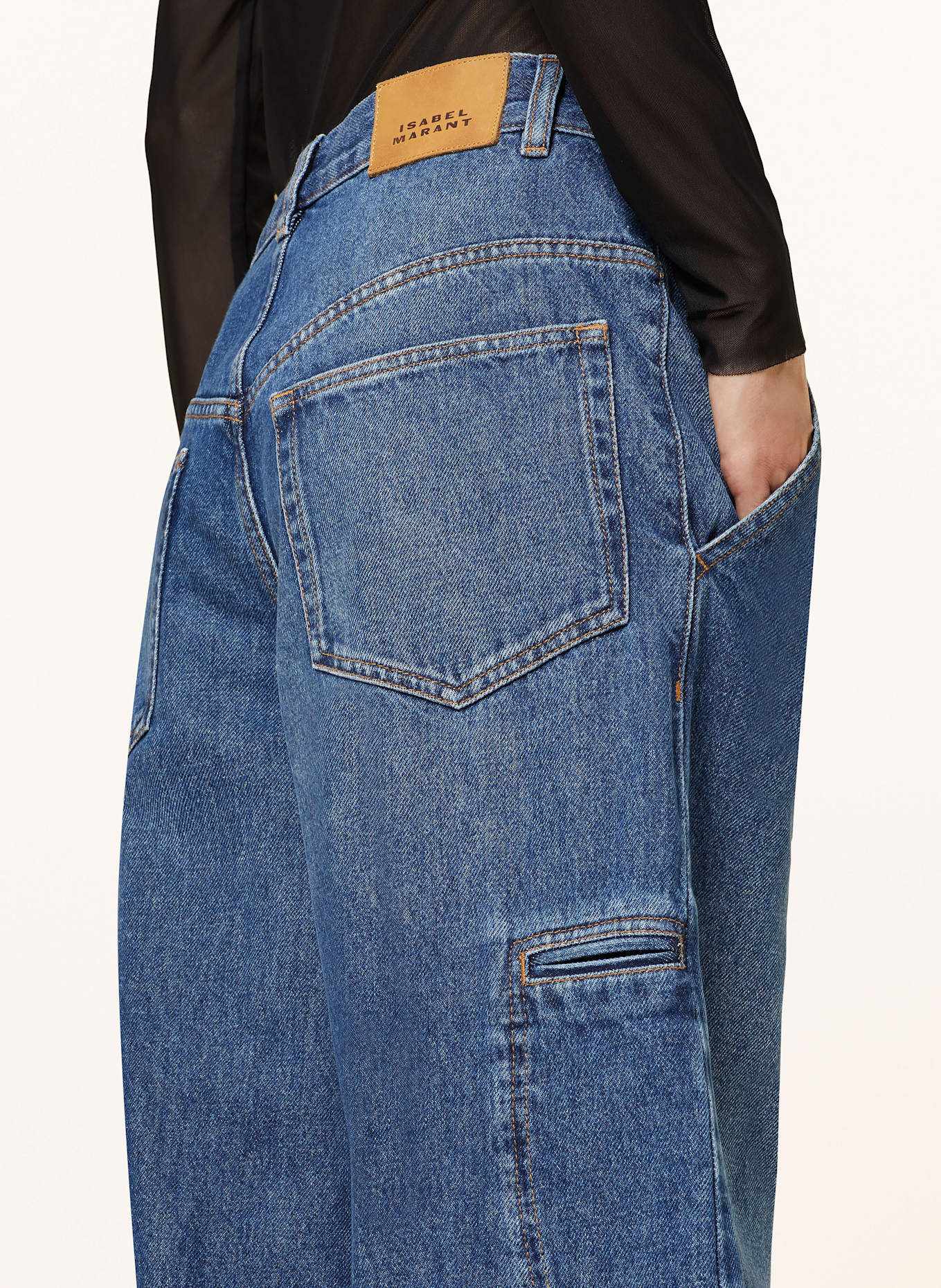 MARANT ÉTOILE SOLENE boyfriend jeans, Color: 30BU blue (Image 5)