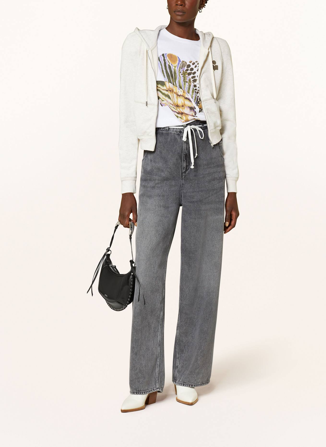 MARANT ÉTOILE PENNY sweat jacket: ECRU