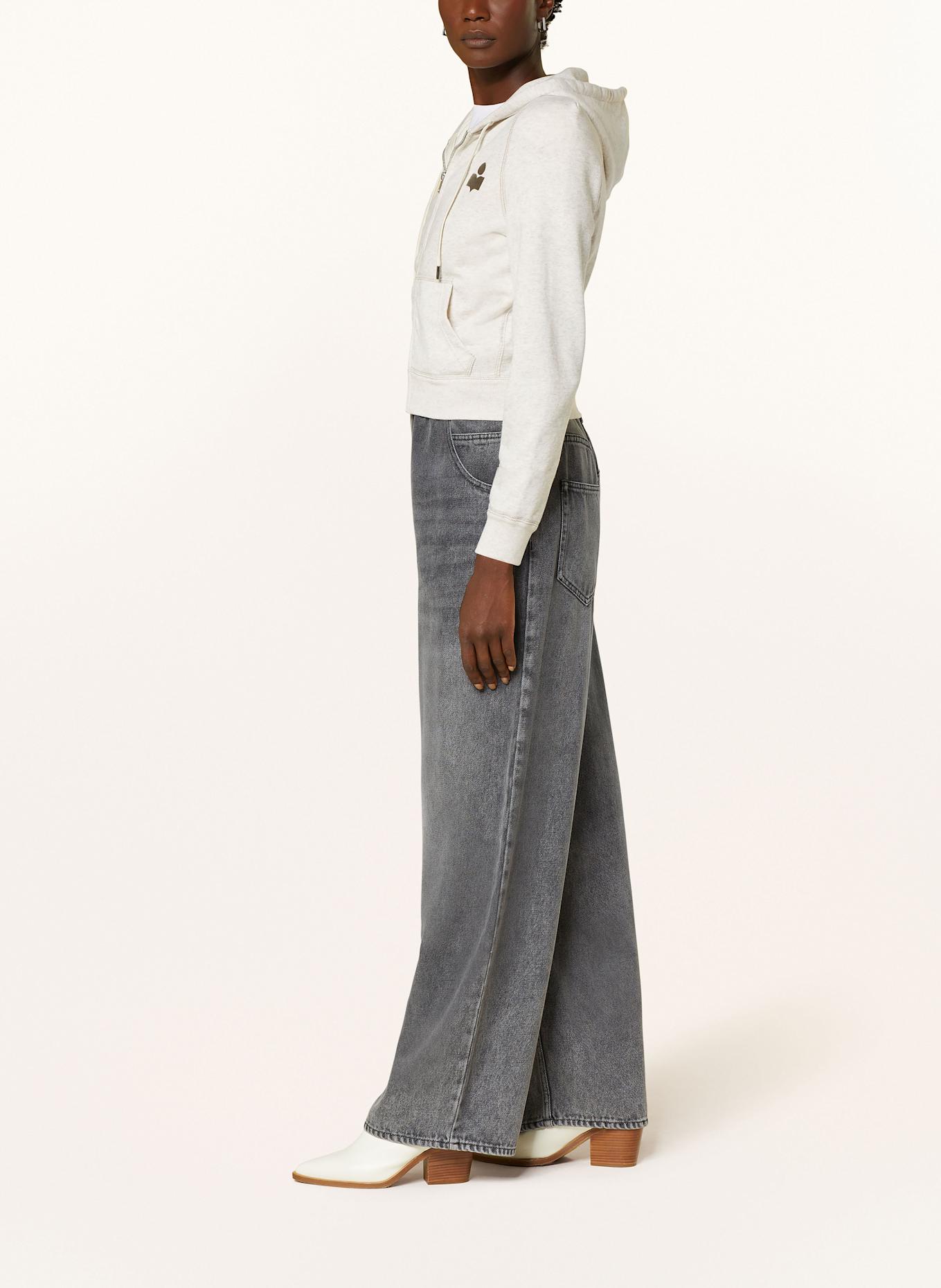 MARANT ÉTOILE PENNY sweat jacket: ECRU