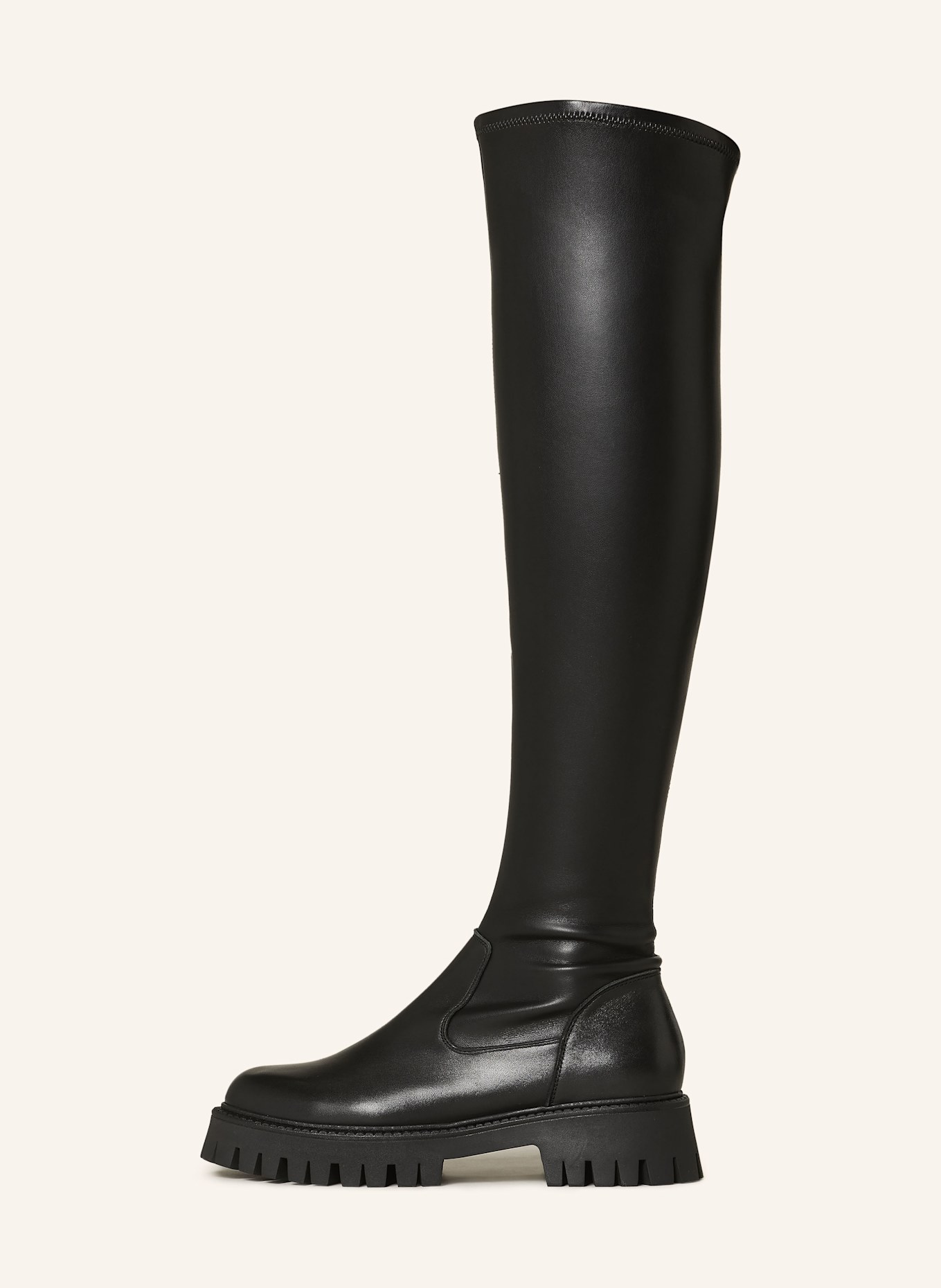 MRS & HUGS Overknee-Stiefel: SCHWARZ