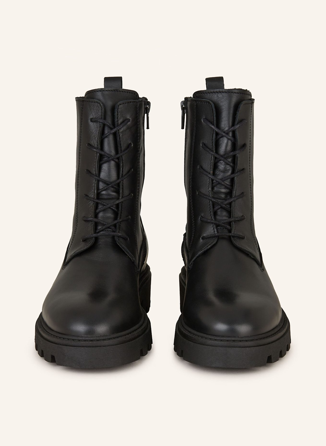 MRS & HUGS Schnürboots: SCHWARZ