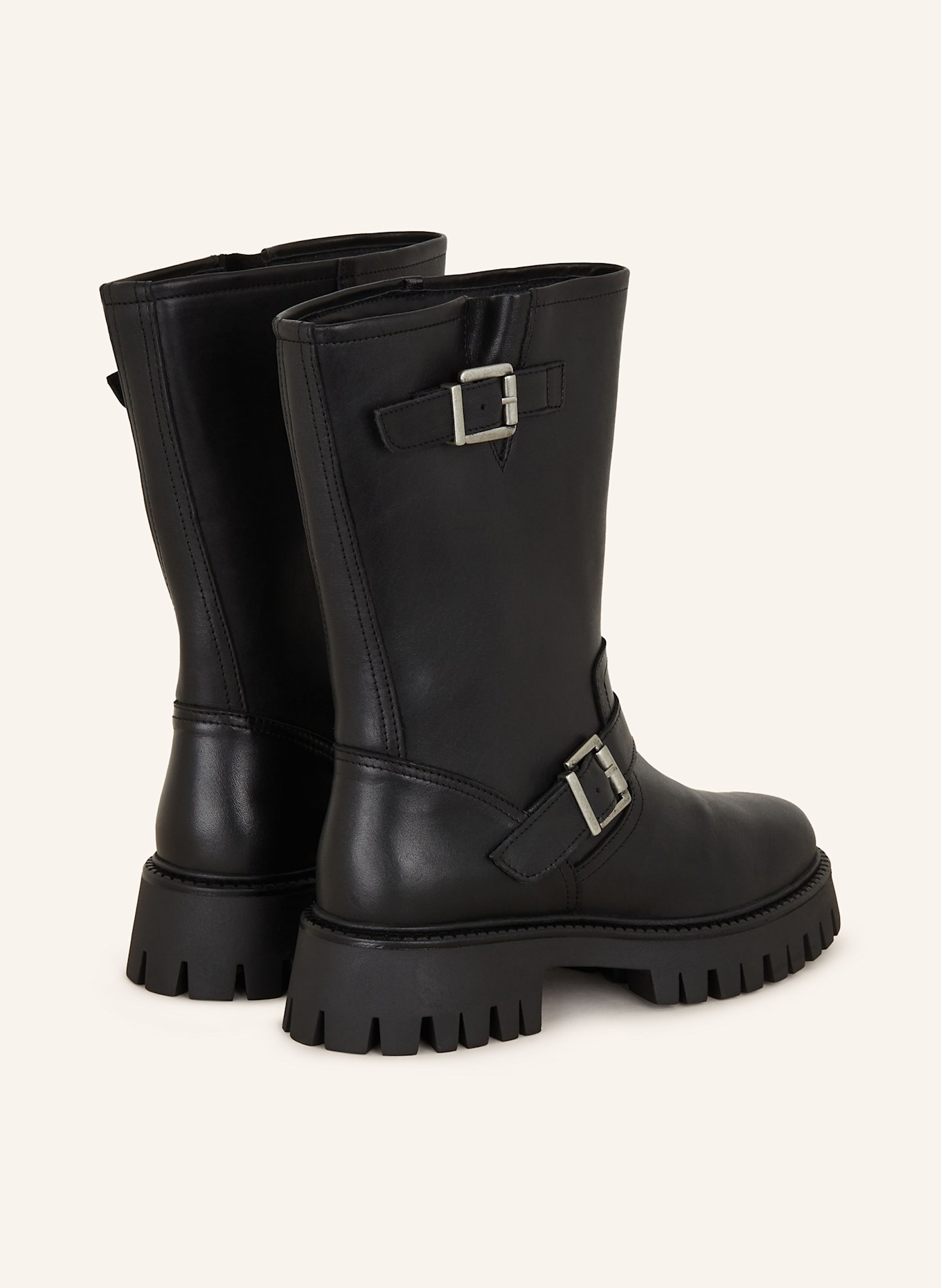 MRS & HUGS Biker Boots: SCHWARZ