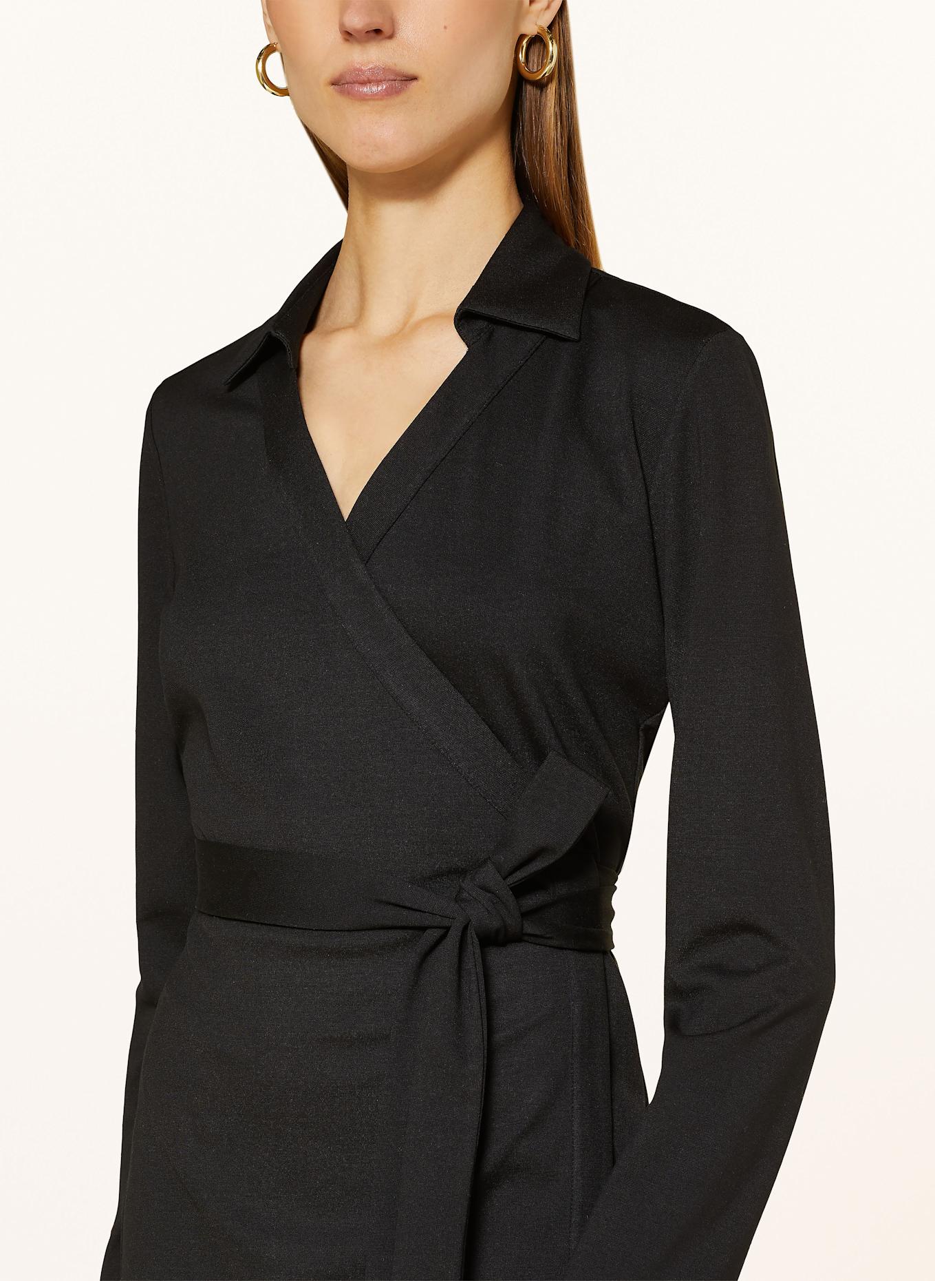 ROBERT FRIEDMAN Wrap dress, Color: BLACK (Image 4)