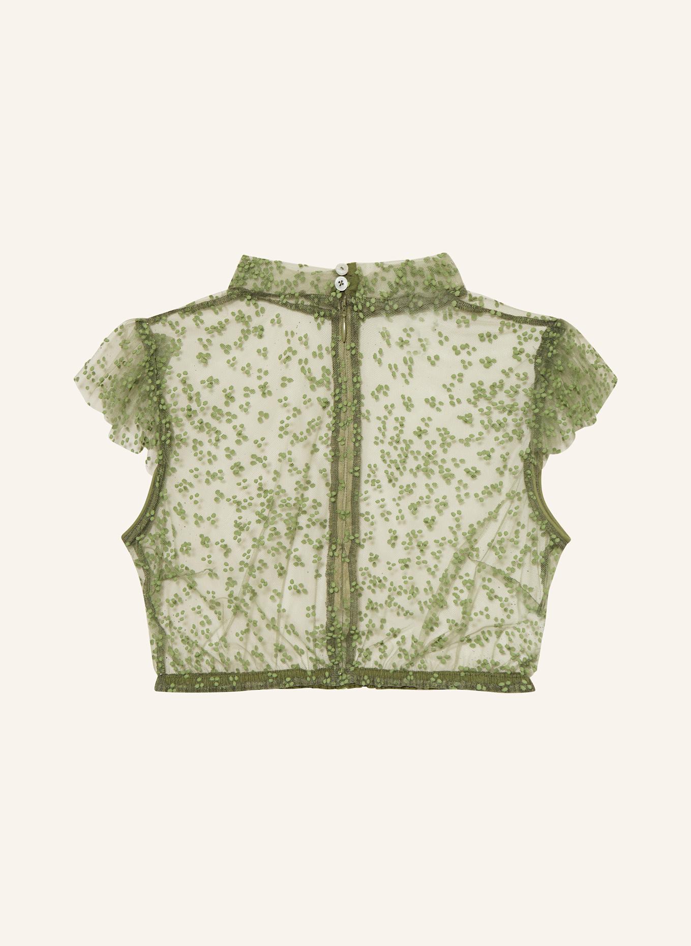 KINGA MATHE Dirndlbluse HEIKI: KHAKI