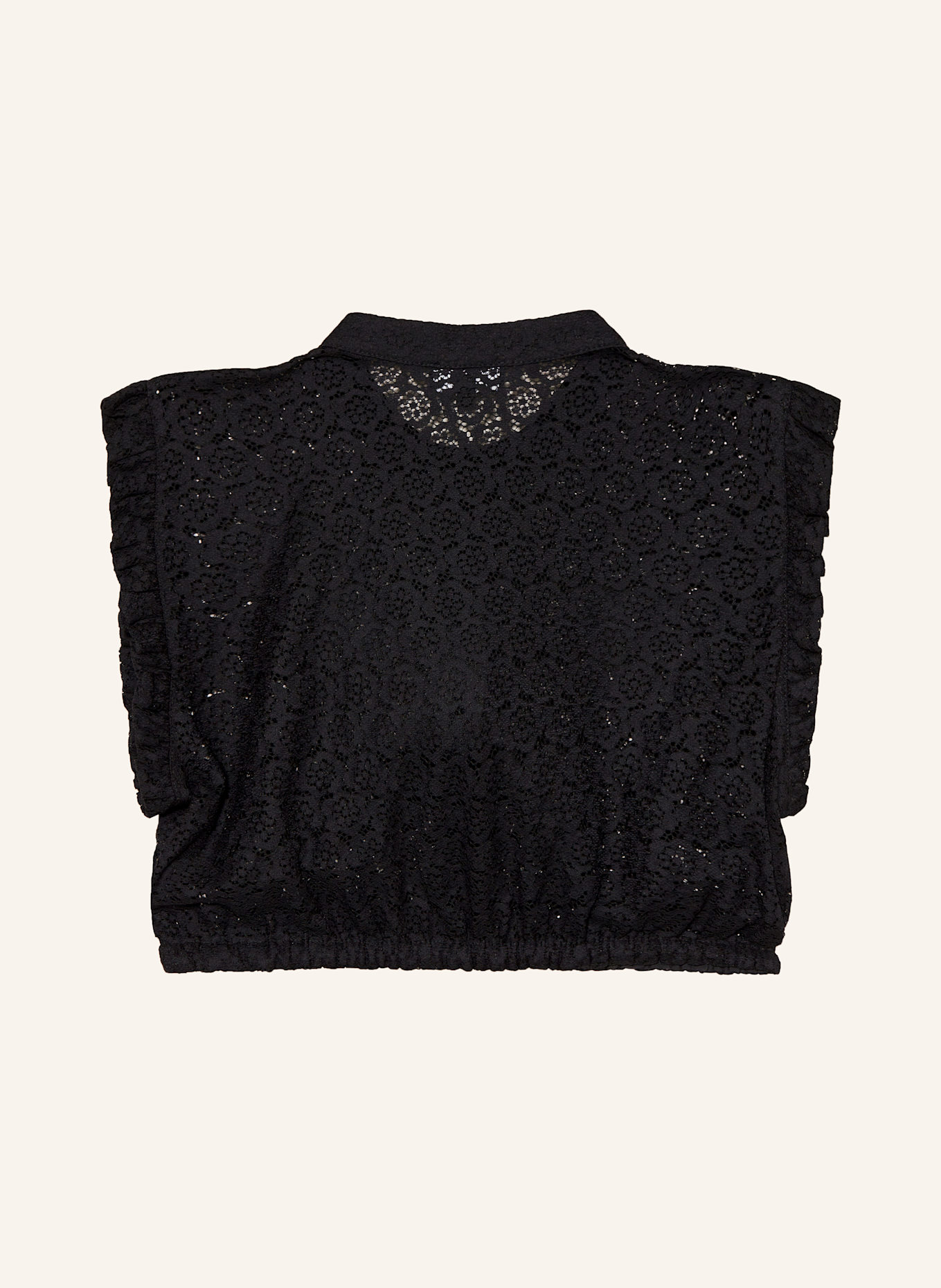 KINGA MATHE Dirndlbluse EMMA aus Spitze: SCHWARZ