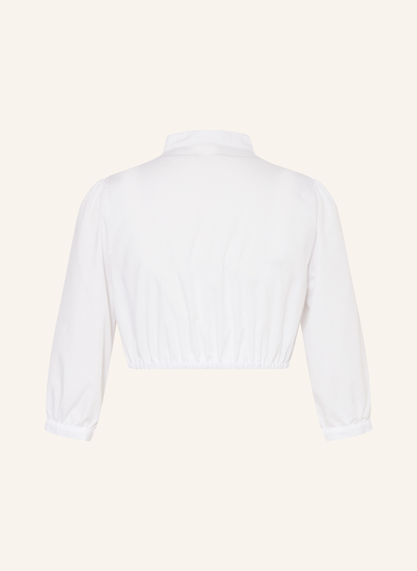 BERWIN & WOLFF Dirndlbluse mit 3/4-Arm: WEISS