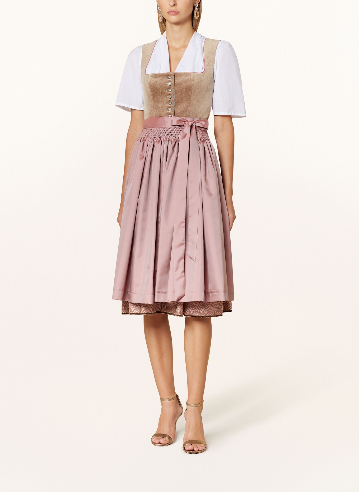 BERWIN & WOLFF Dirndl, Farbe: ROSÉ/ CAMEL/ HELLROSA (Bild 2)