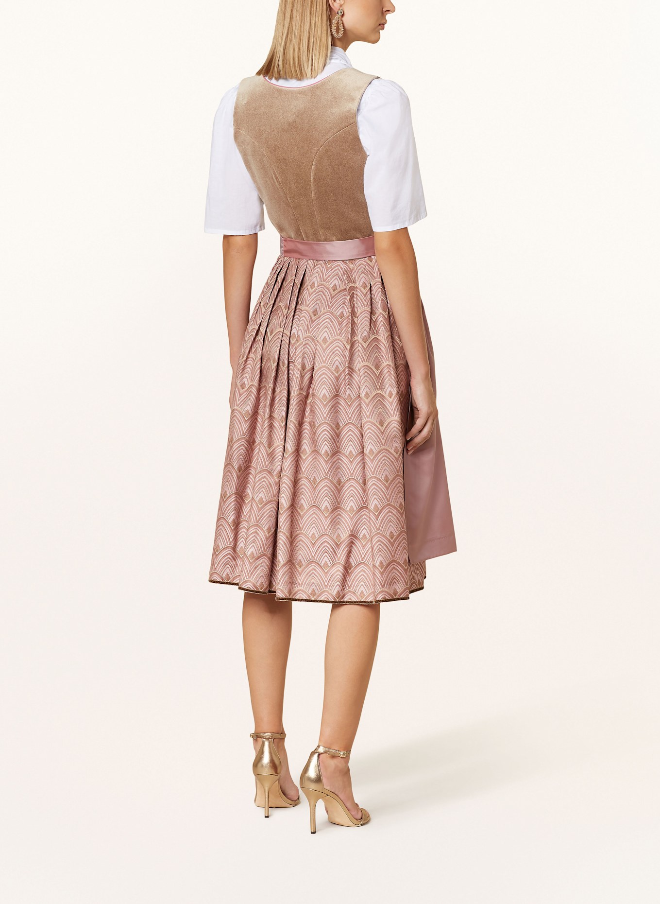 BERWIN & WOLFF Dirndl, Farbe: ROSÉ/ CAMEL/ HELLROSA (Bild 3)