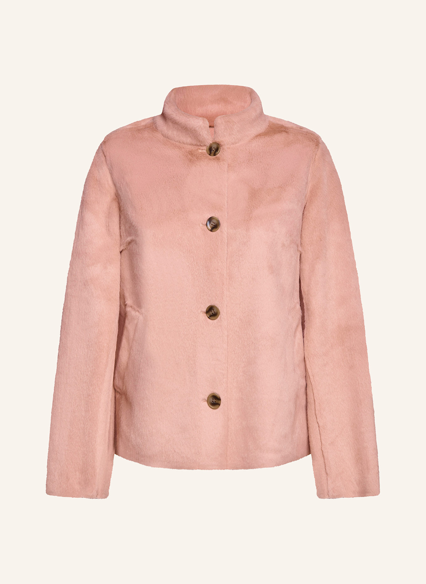 rich&royal Kunstfell-Jacke, Farbe: ROSÉ (Bild 1)