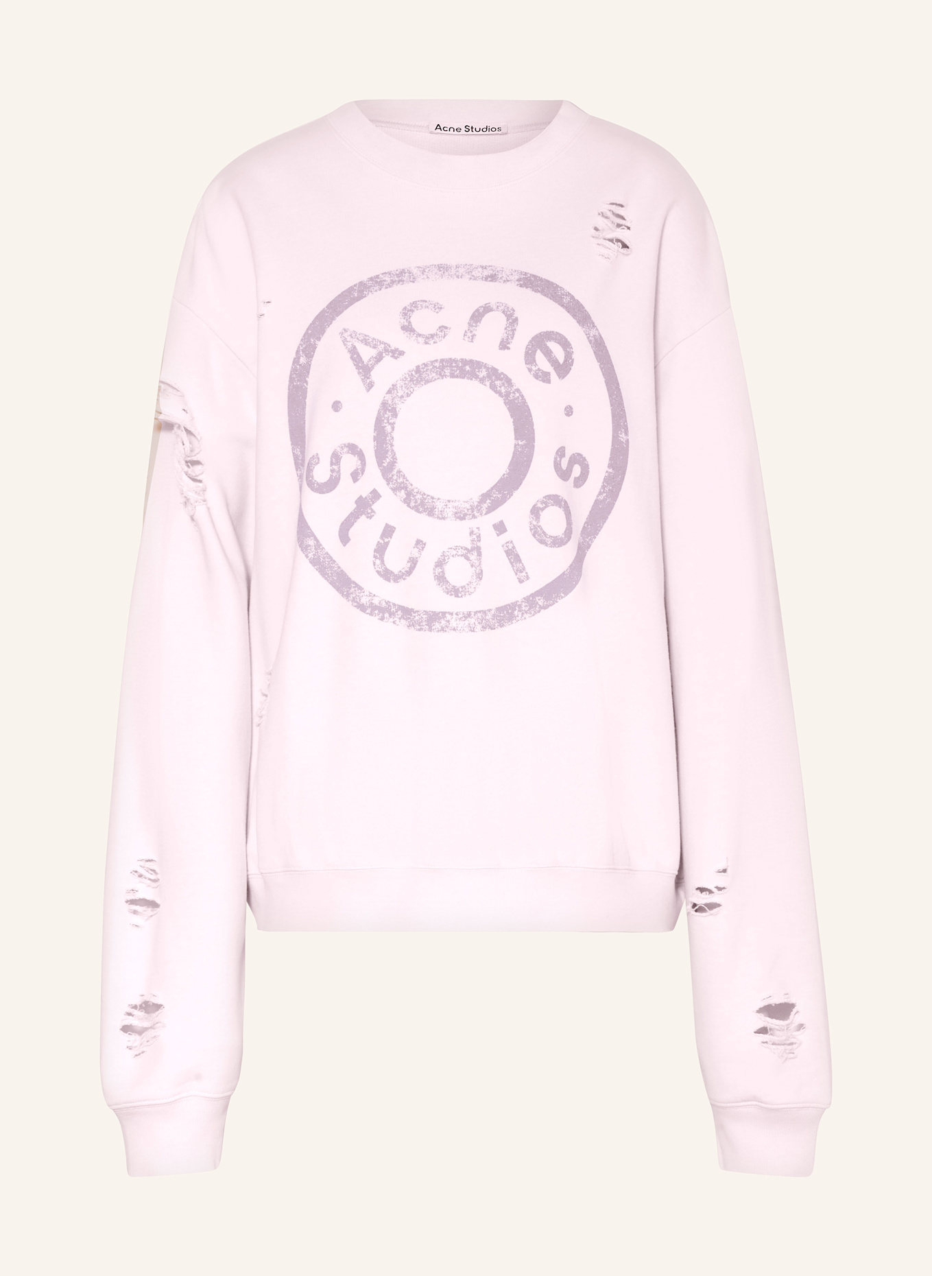 Acne Studios Sweatshirt in light pink