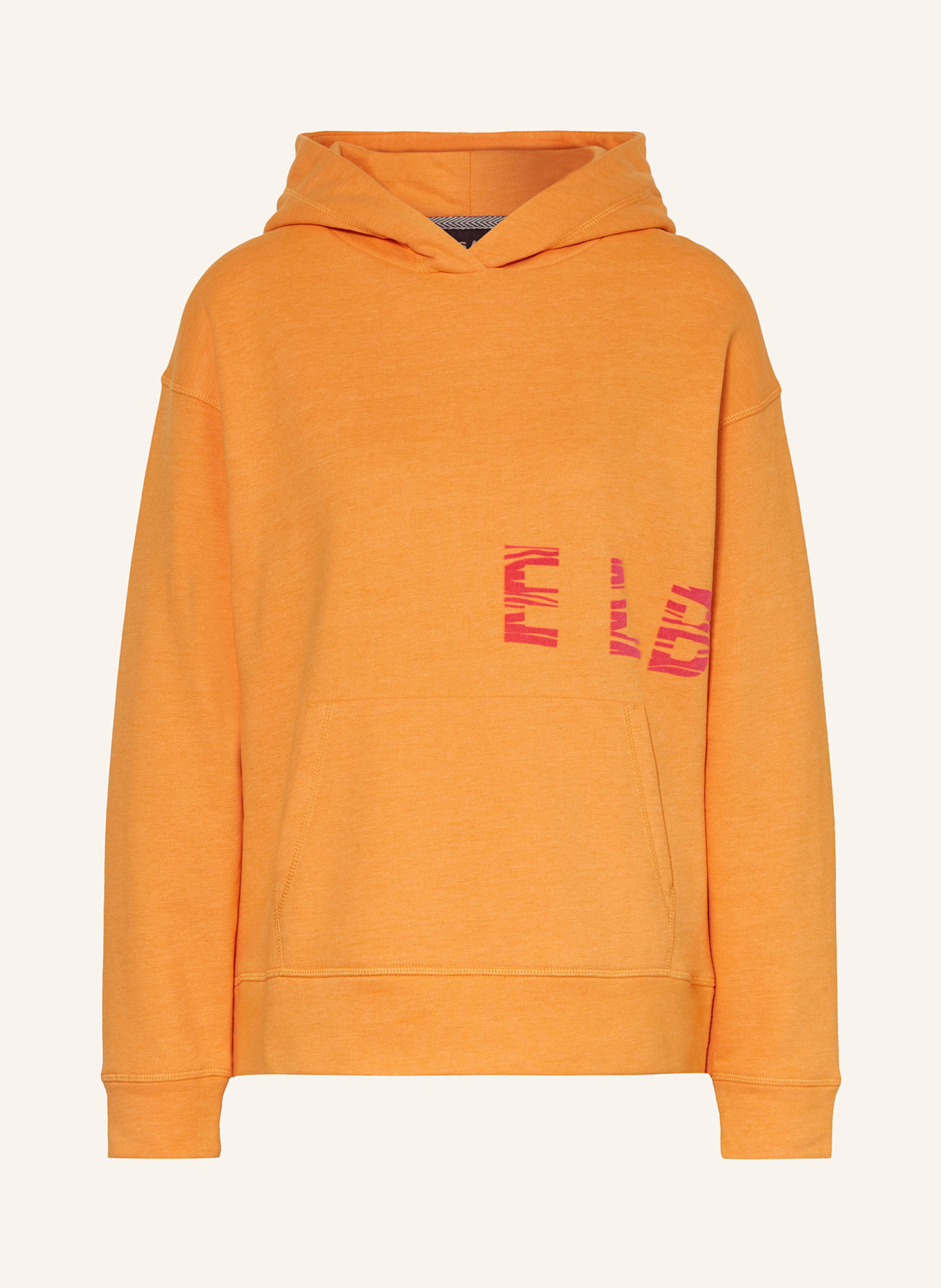 ELBSAND Hoodie NORDIKA: ORANGE/ PINK