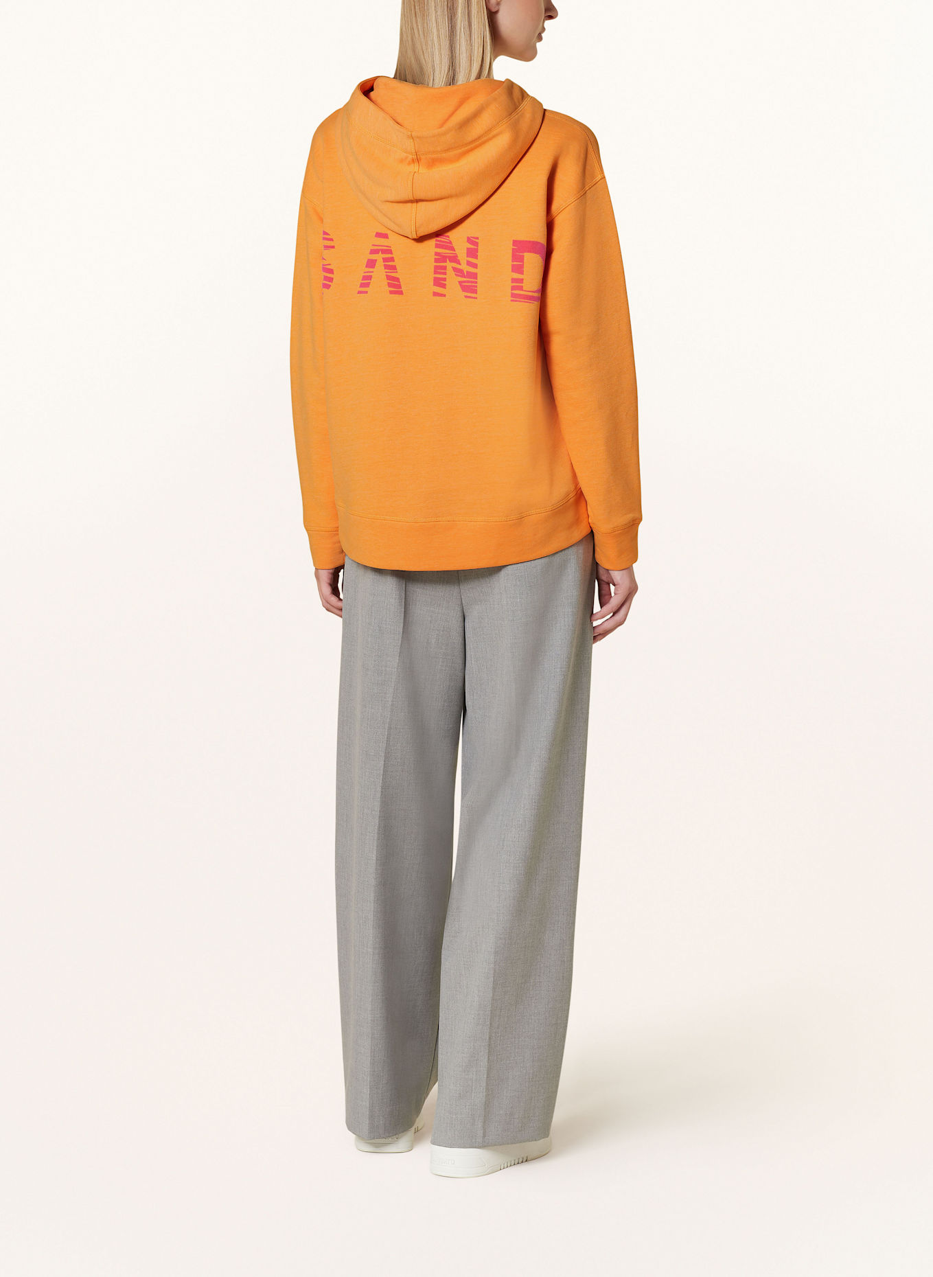 ELBSAND Hoodie NORDIKA: ORANGE/ PINK