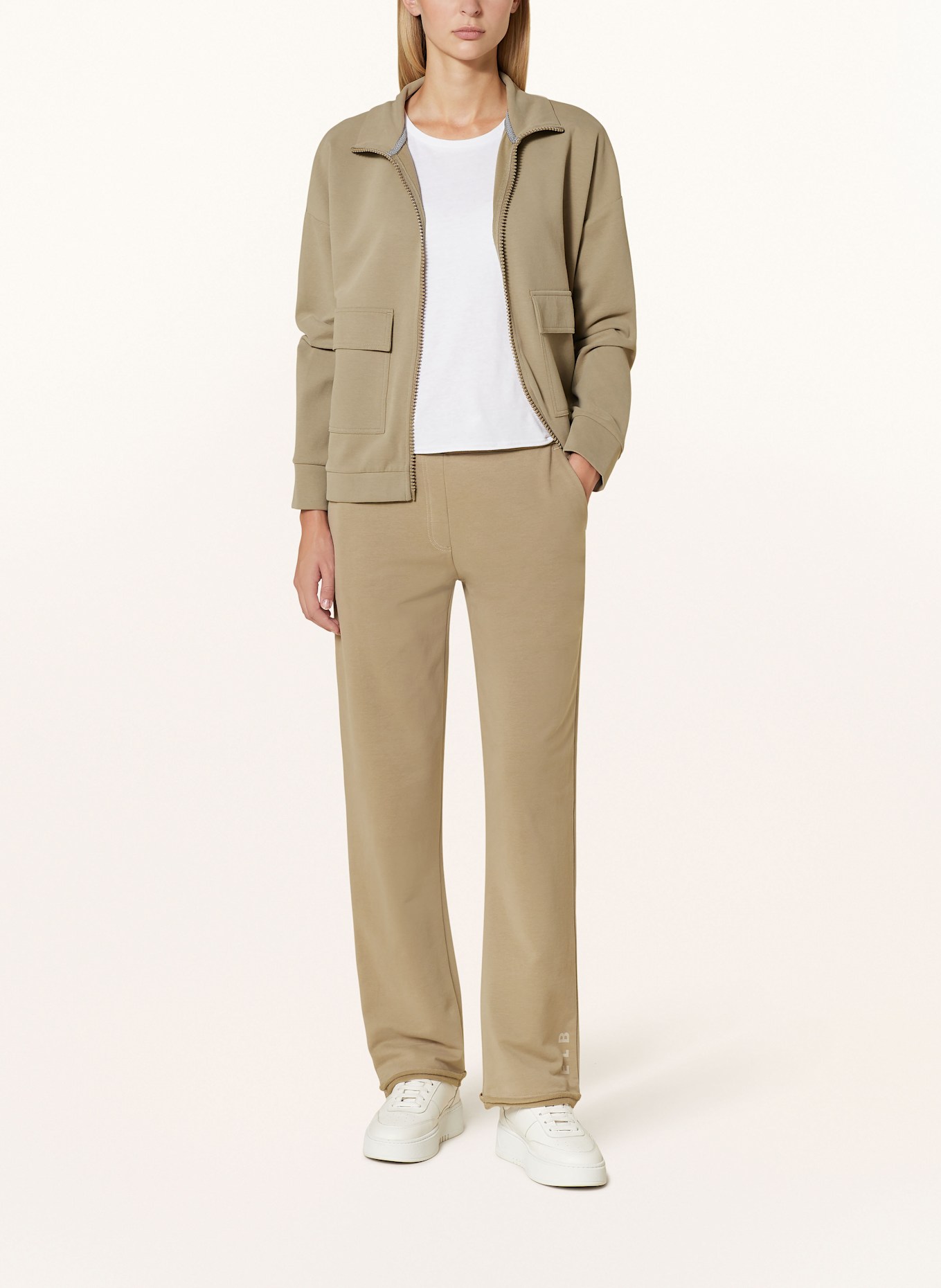 ELBSAND Sweatjacke EMBLA: OLIV