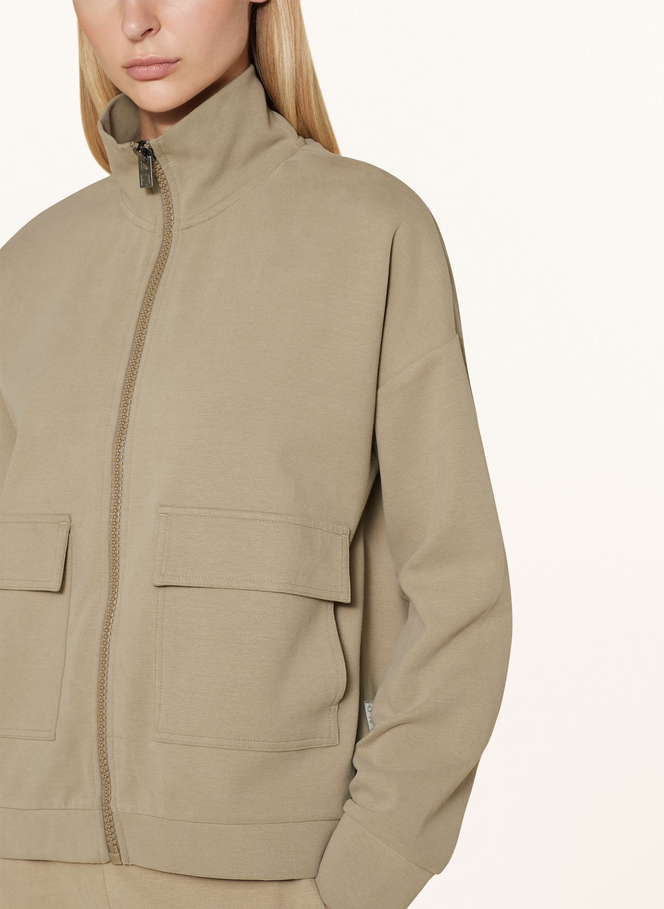 ELBSAND Sweatjacke EMBLA: OLIV