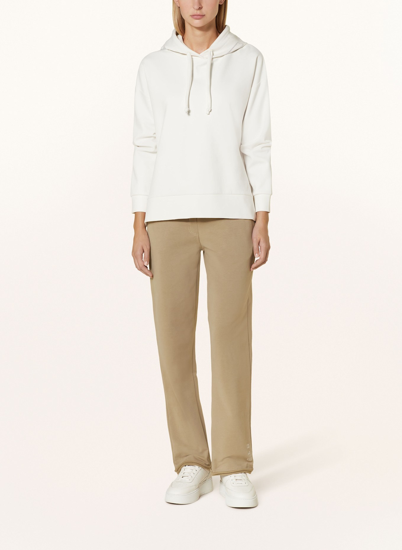 ELBSAND Hoodie MATHEA, Farbe: WEISS/ OLIV (Bild 2)