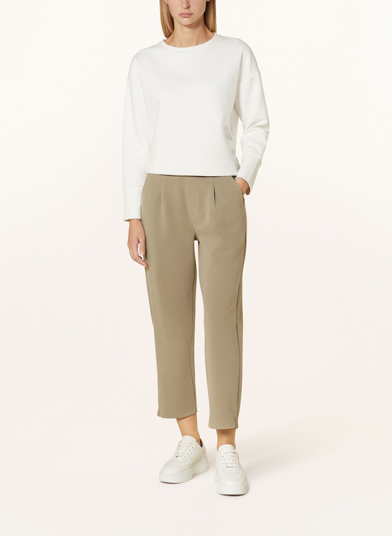 ELBSAND 7/8-Sweatpants PIKU: OLIV