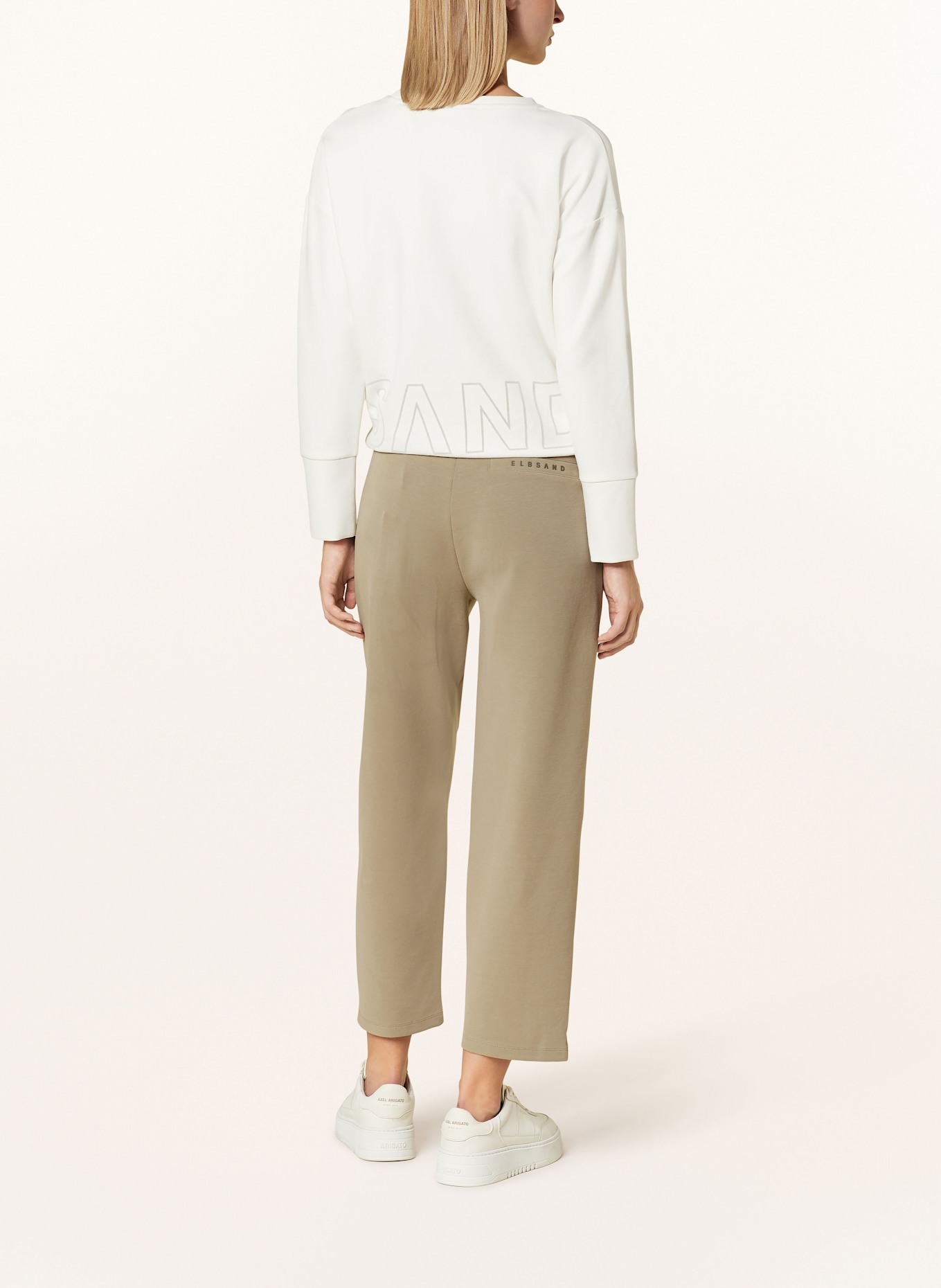 ELBSAND 7/8-Sweatpants PIKU: OLIV