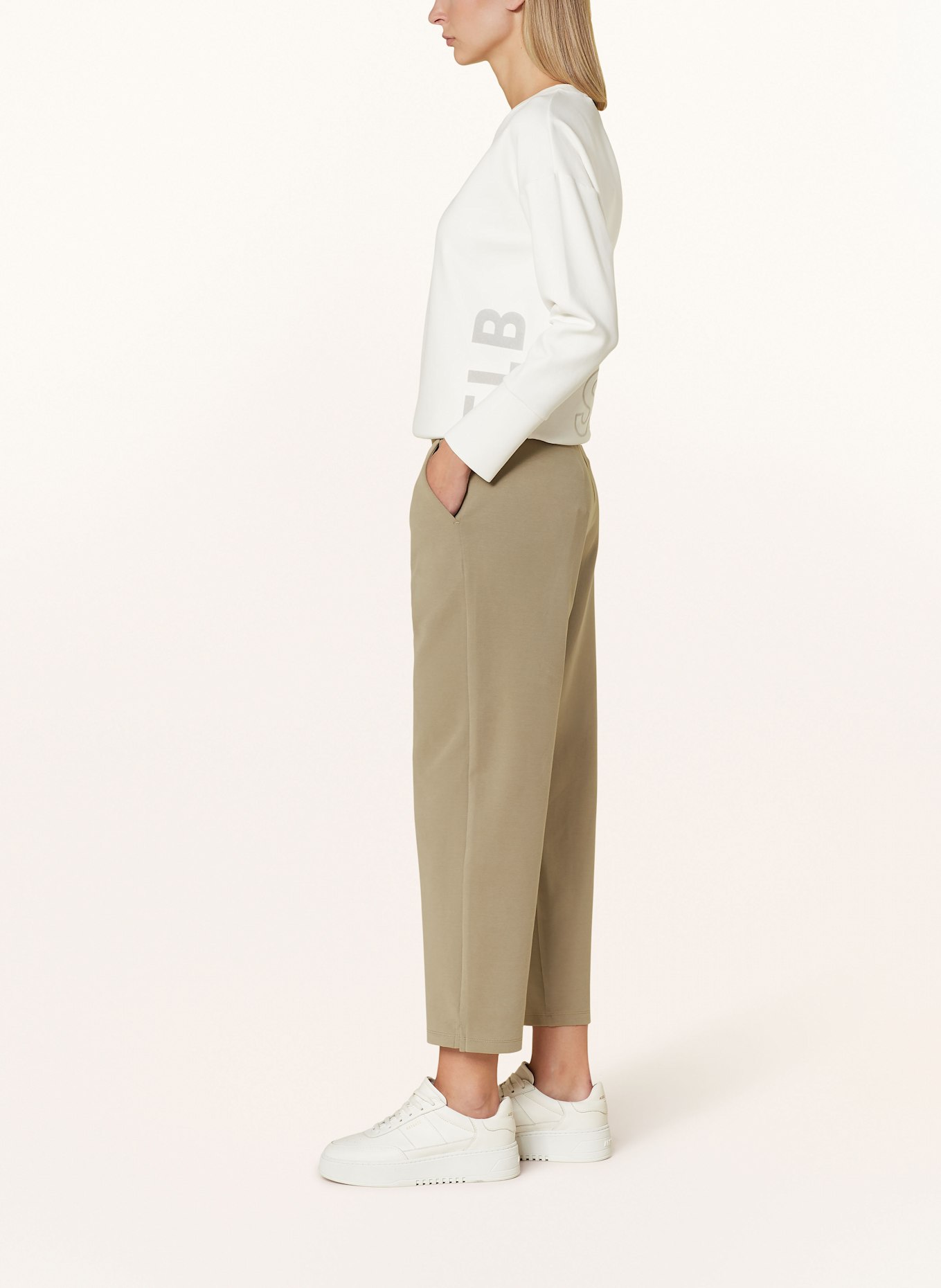 ELBSAND 7/8-Sweatpants PIKU: OLIV