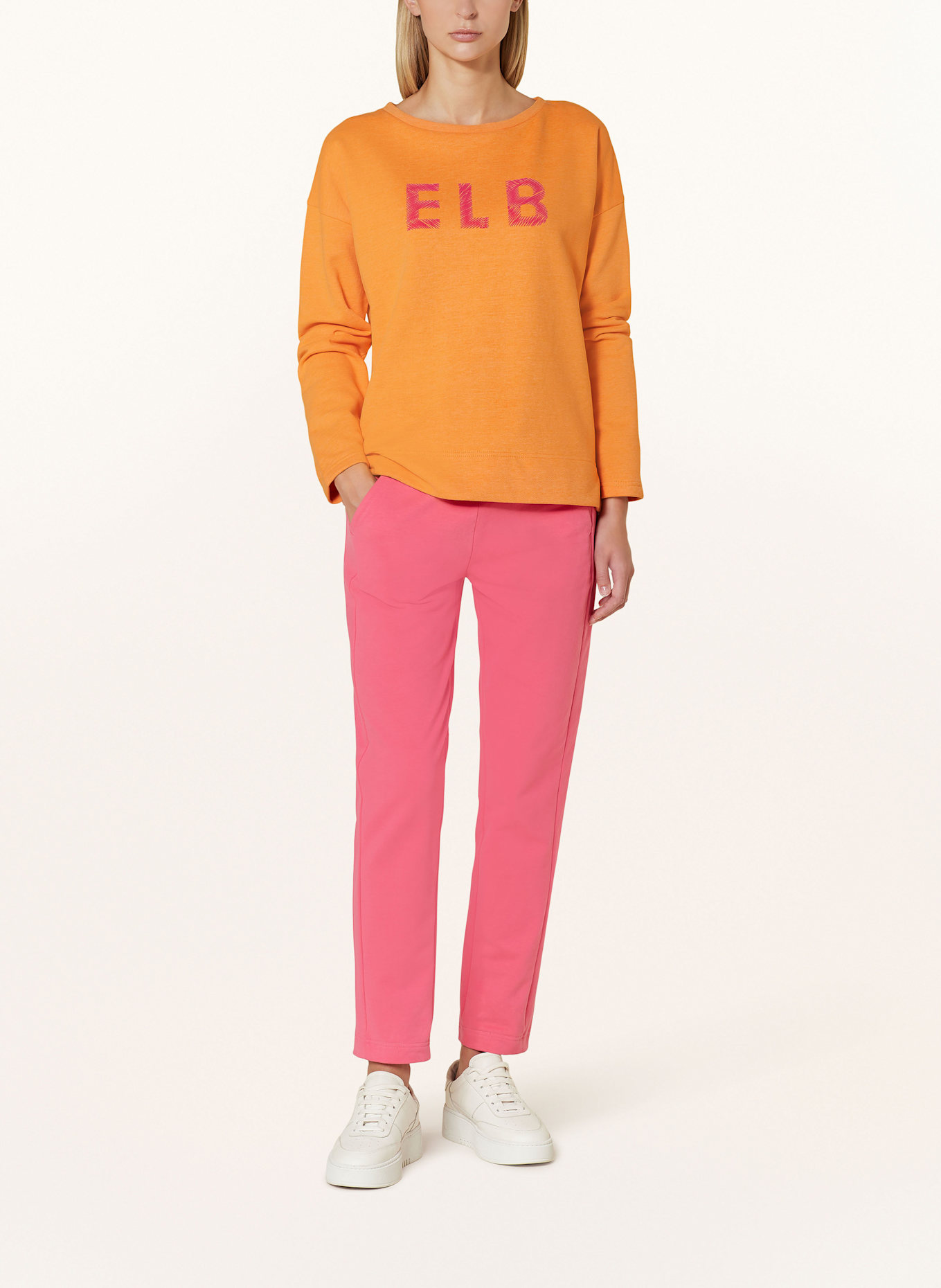 ELBSAND Sweatshirt ARUNA, Farbe: ORANGE/ PINK (Bild 2)