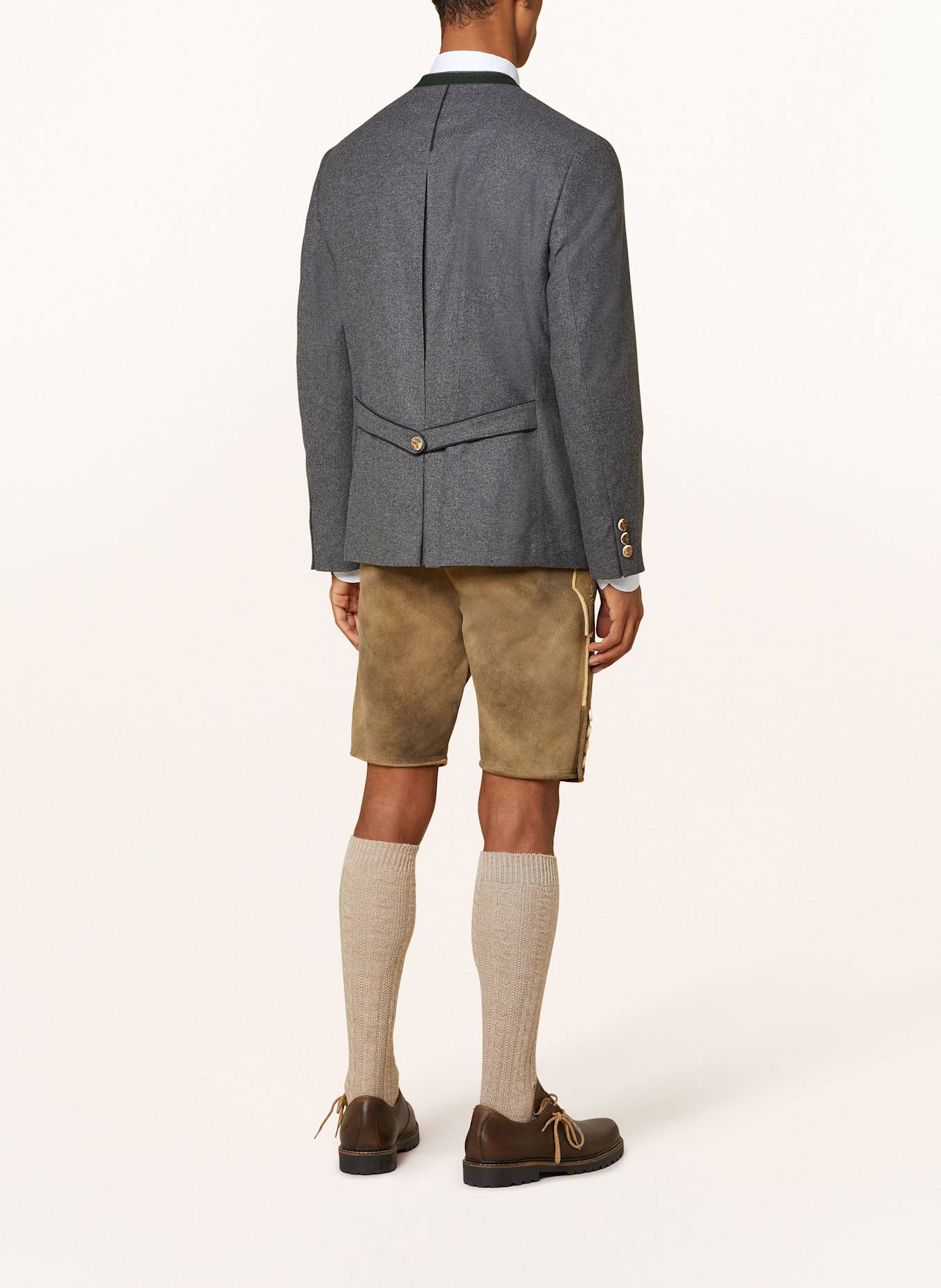 STEINBOCK Janker JONATHAN: GRAU / DUNKELGRÜN