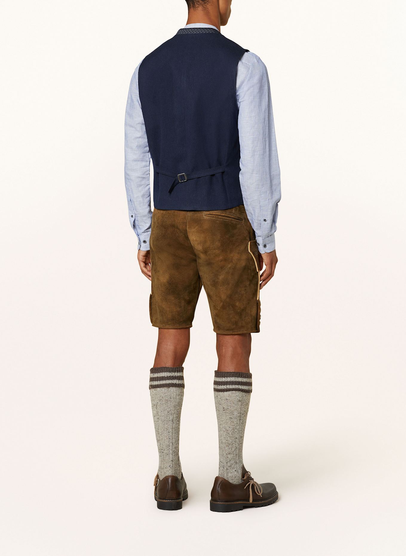 Hammerschmid Traditional vest KILIAN, Color: DARK BLUE/ BLUE (Image 3)