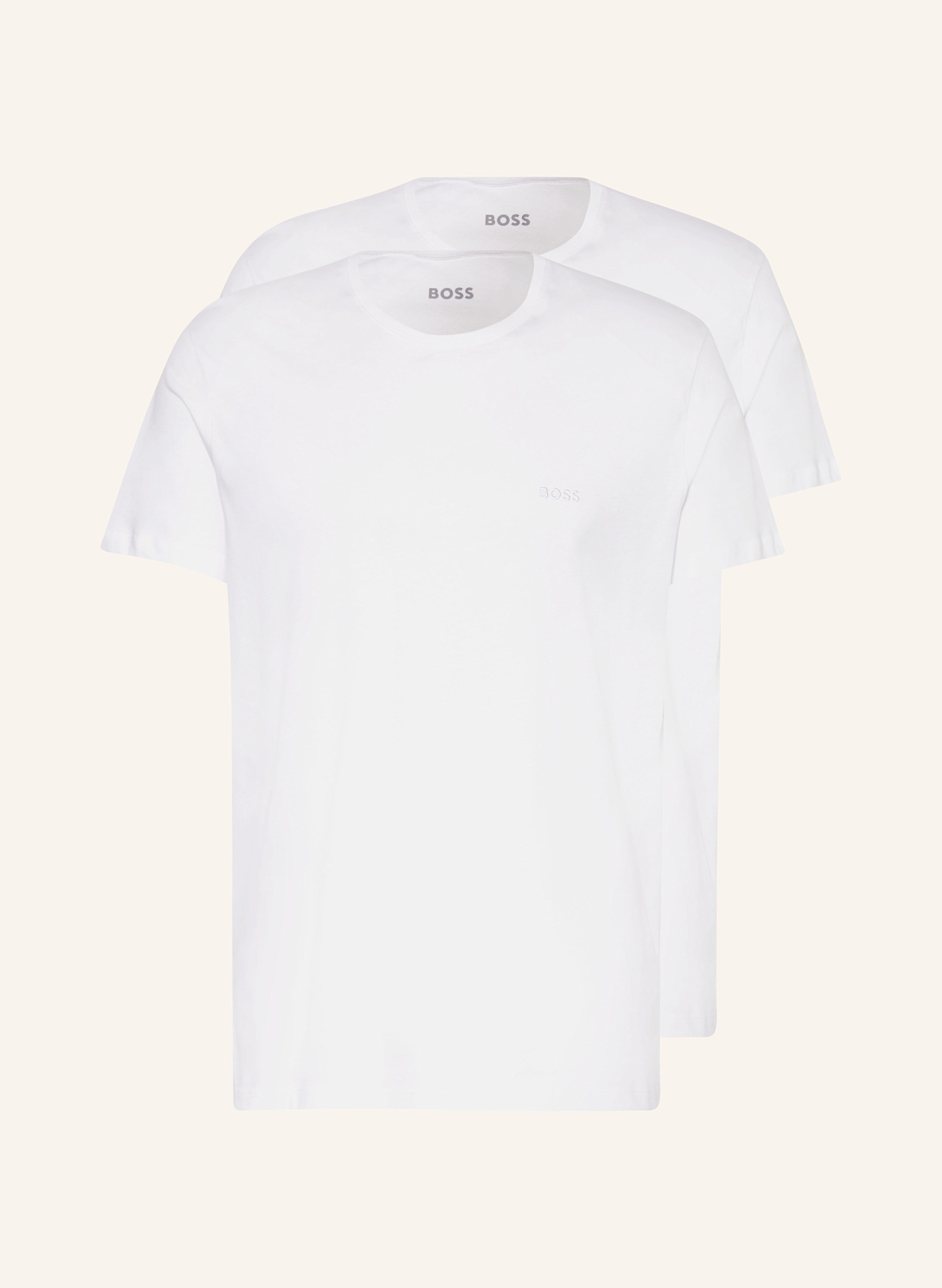 BOSS 2er-Pack T-Shirts COMFORT, Farbe: WEISS (Bild 1)