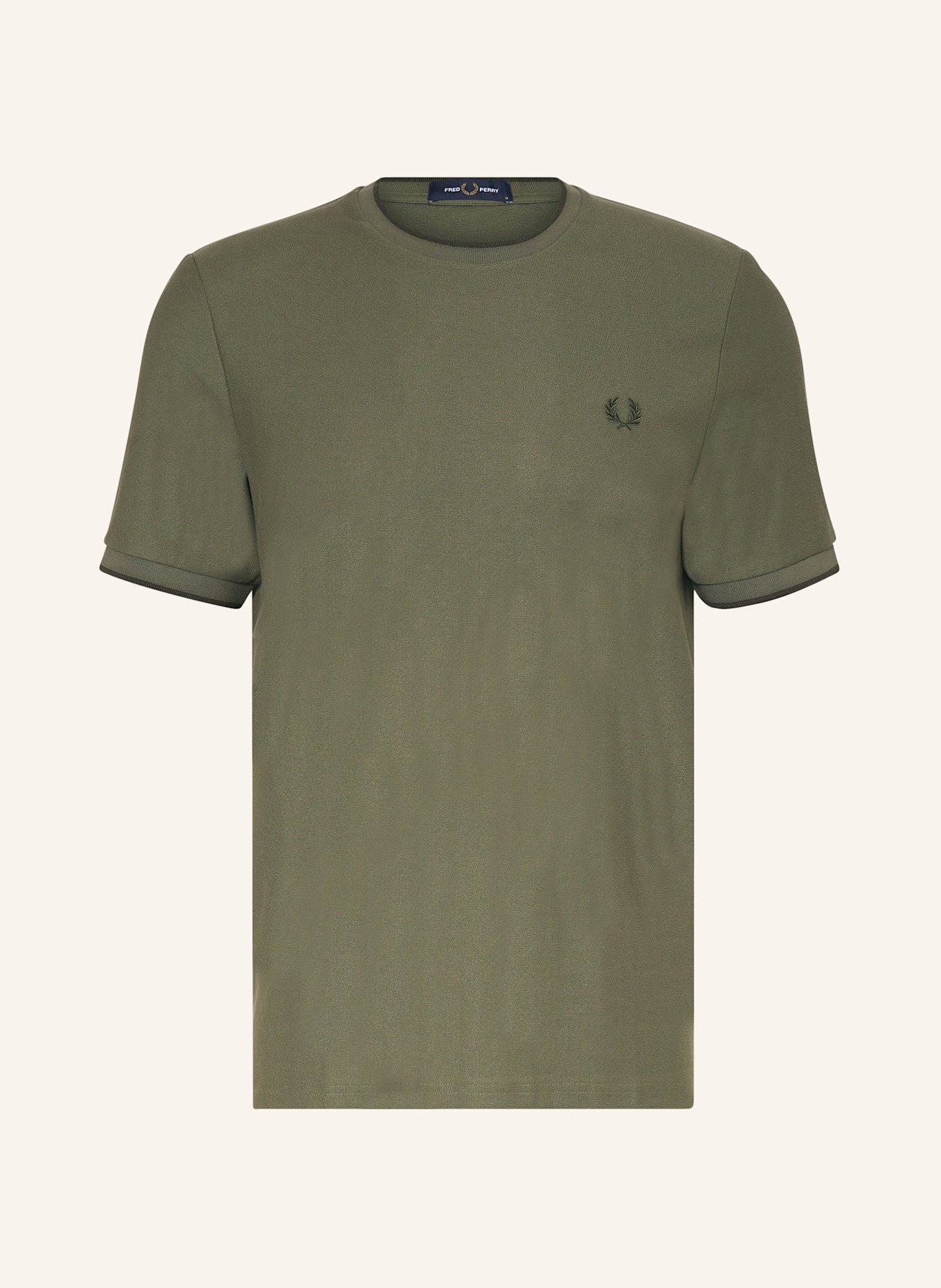 FRED PERRY T-shirt, Color: OLIVE (Image 1)