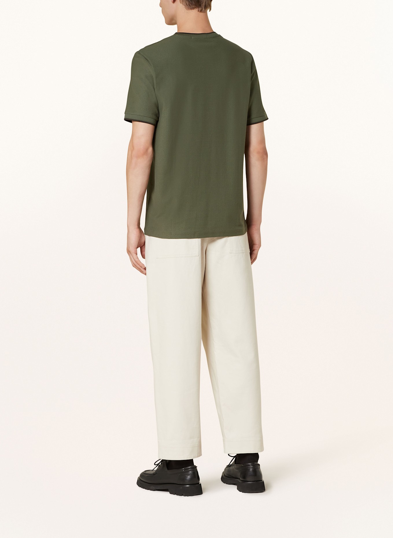 FRED PERRY T-shirt, Color: OLIVE (Image 3)