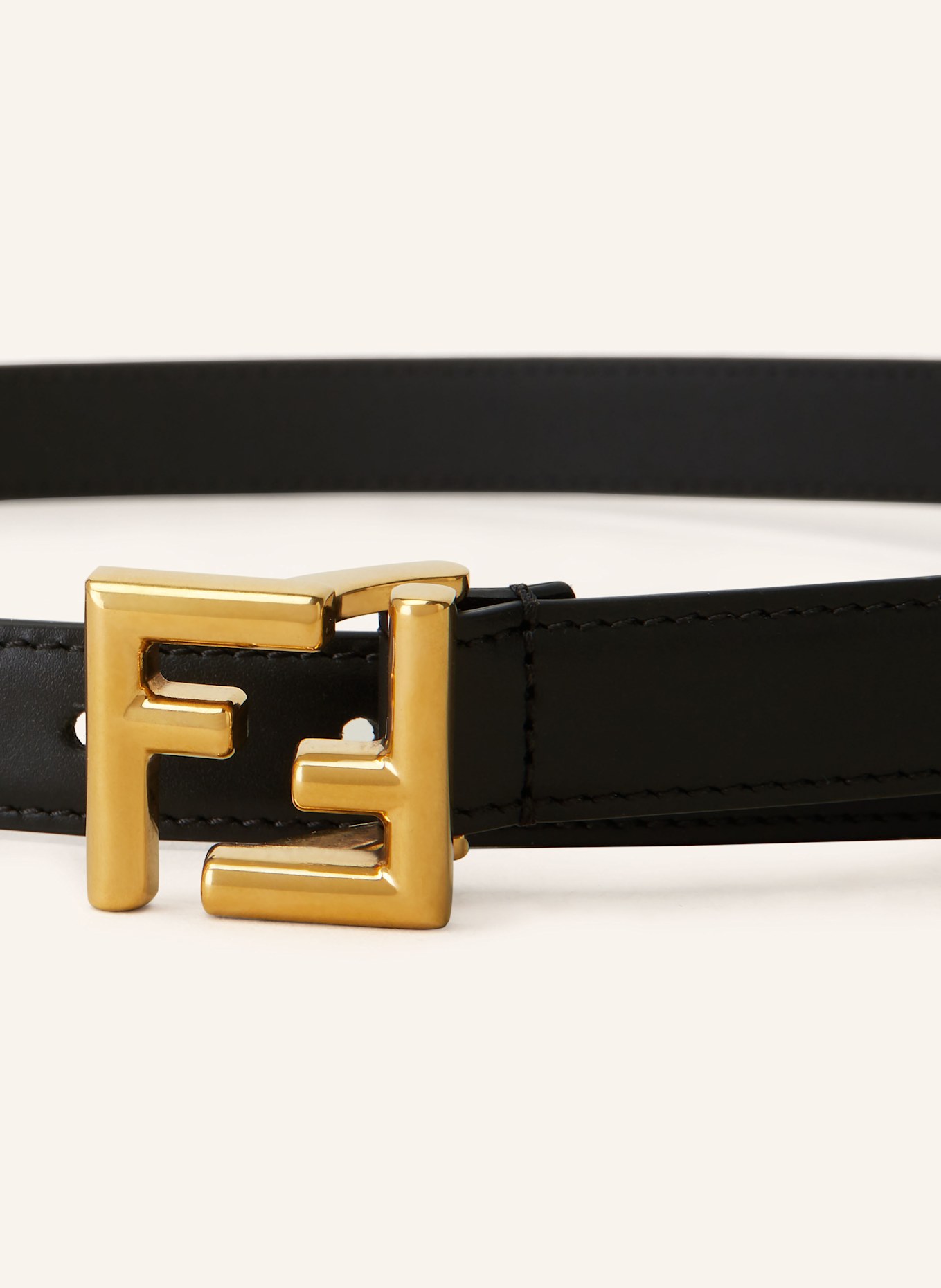 Black fendi belt best sale