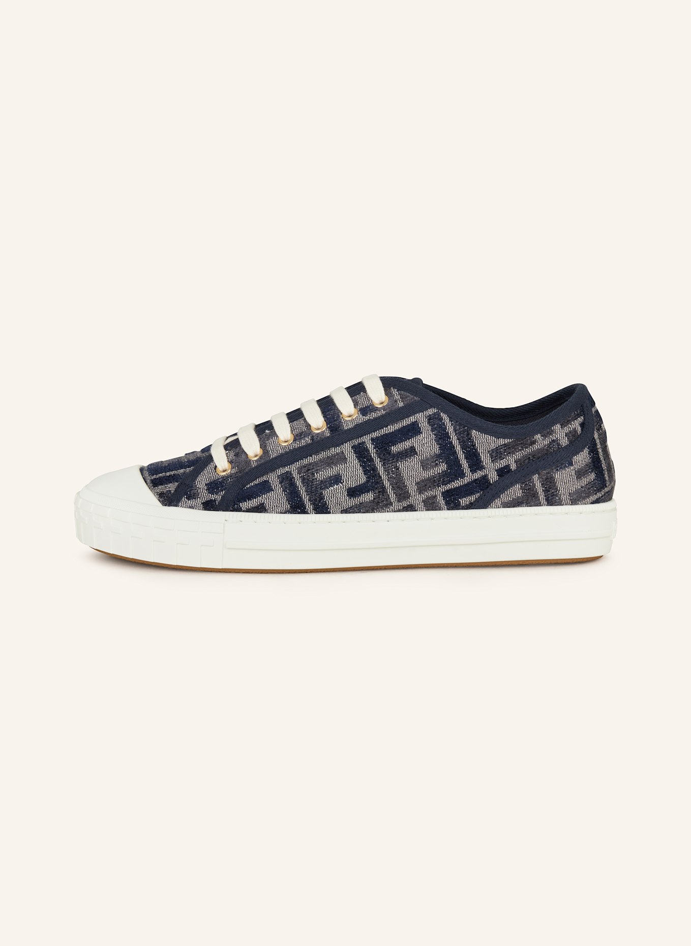 FENDI Sneakers DOMINO in blue/ light blue