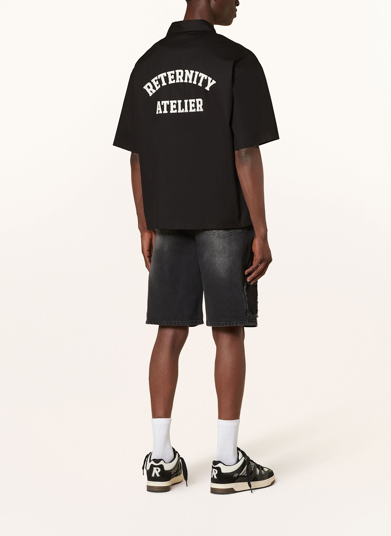RETERNITY Short sleeve Sweater ÉVÉNIE Comfort Fit, Color: BLACK (Image 2)