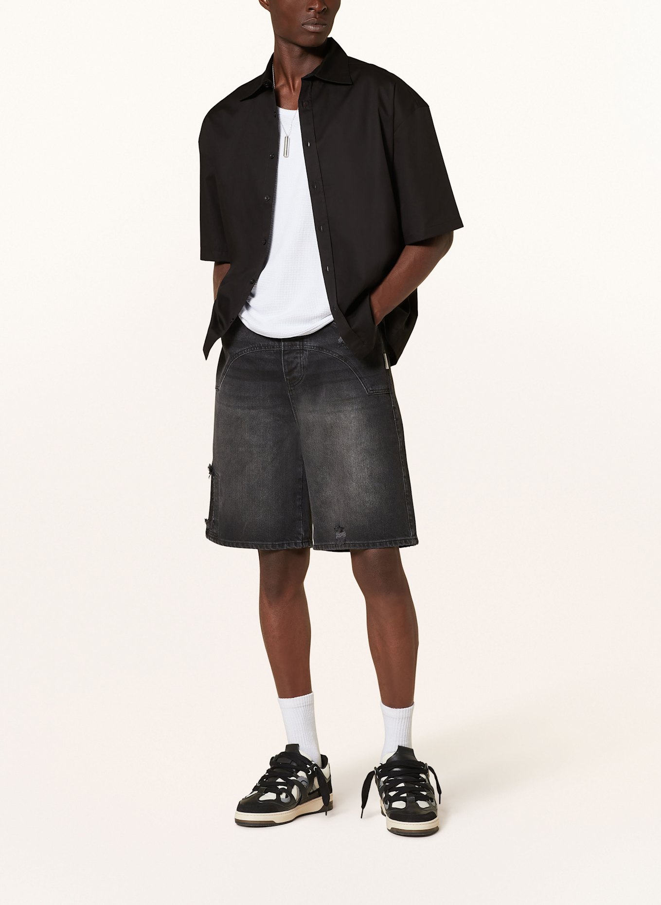RETERNITY Short sleeve Sweater ÉVÉNIE Comfort Fit, Color: BLACK (Image 3)