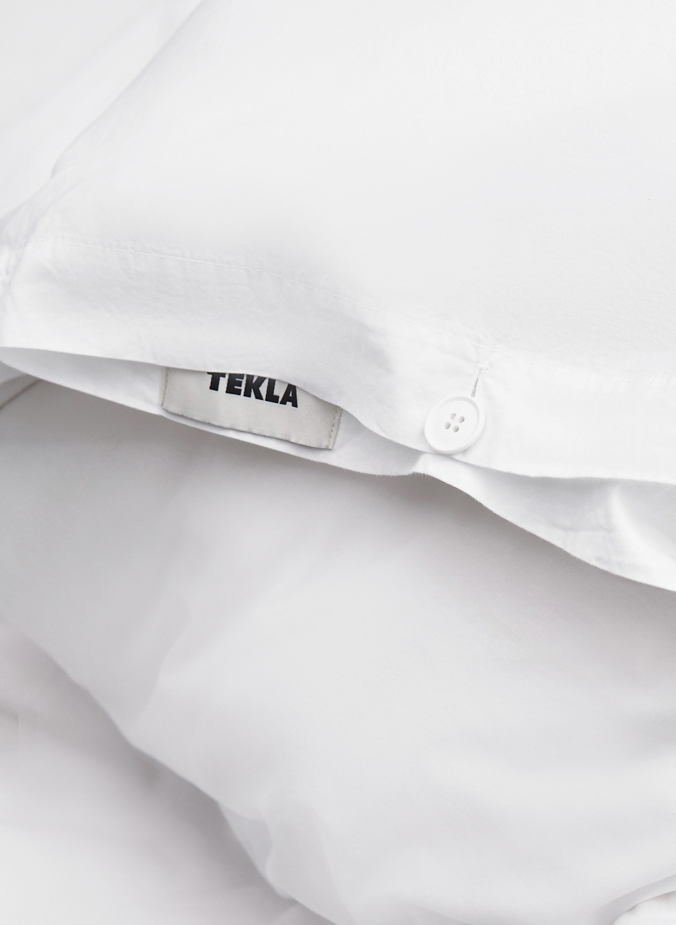 TEKLA Poszewka na kołdrę: BIAŁY