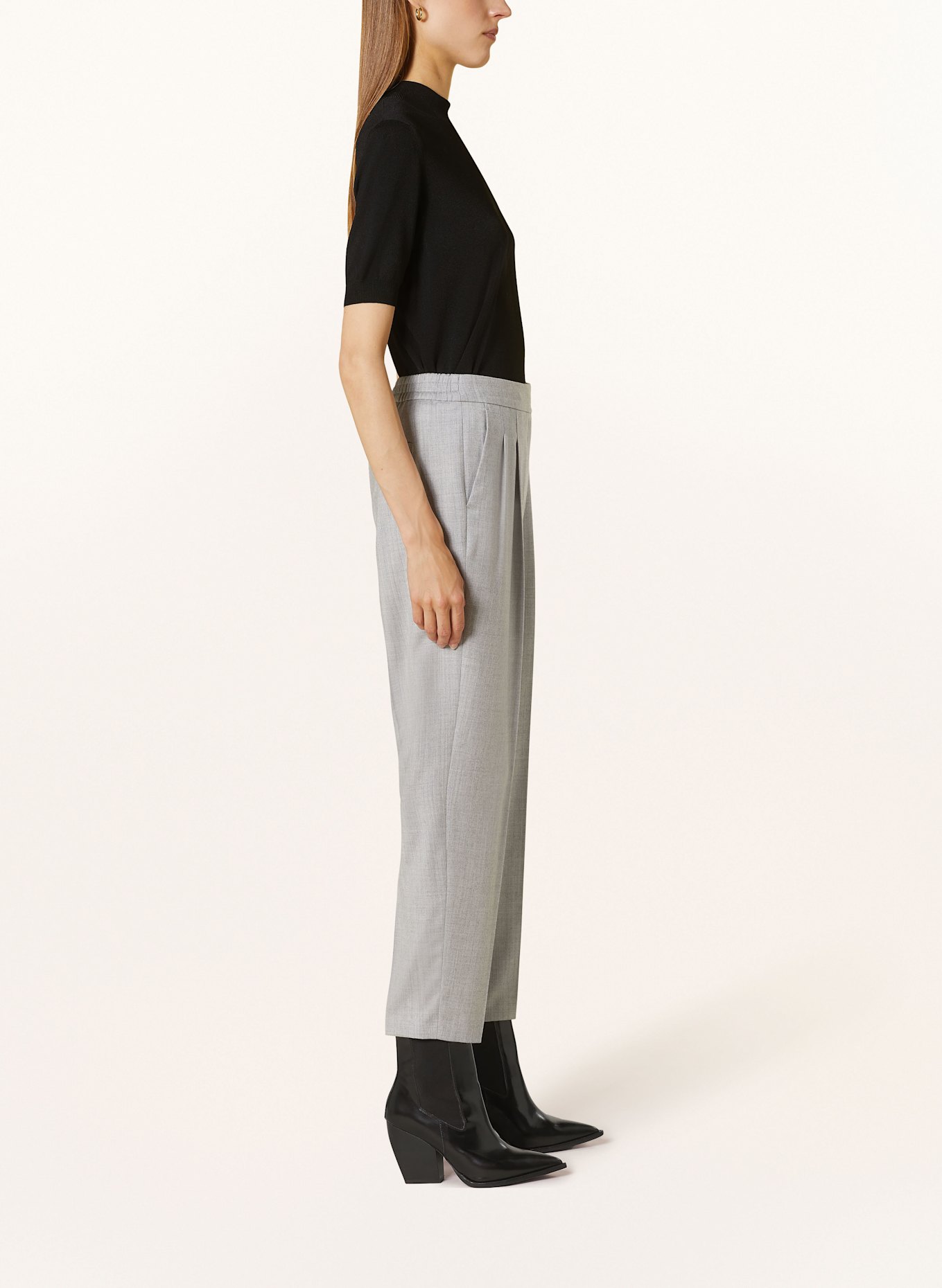windsor. Flannel trousers, Color: LIGHT GRAY (Image 4)