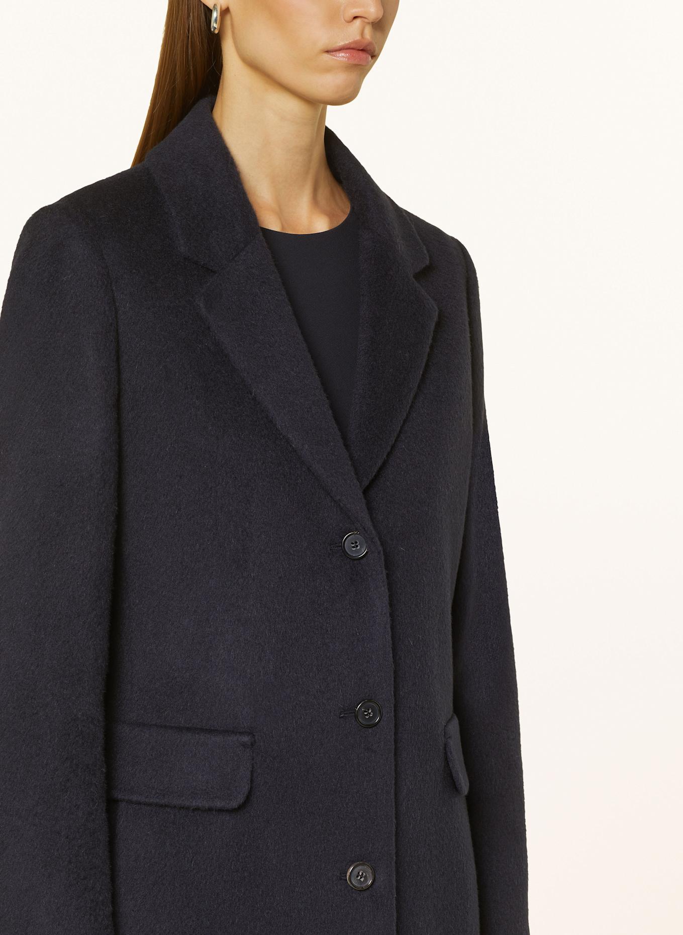 windsor. Coat with alpaca, Color: DARK BLUE (Image 4)