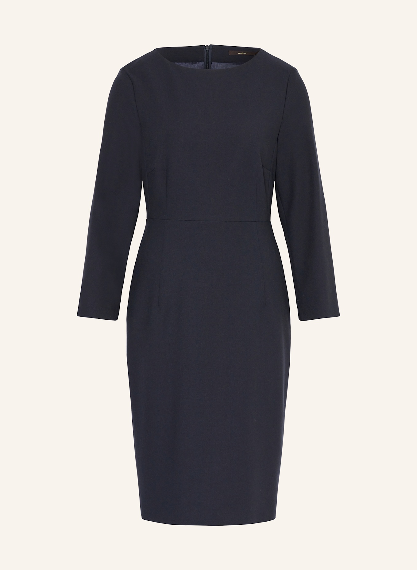 windsor. Etuikleid mit 3/4-Arm: DUNKELBLAU